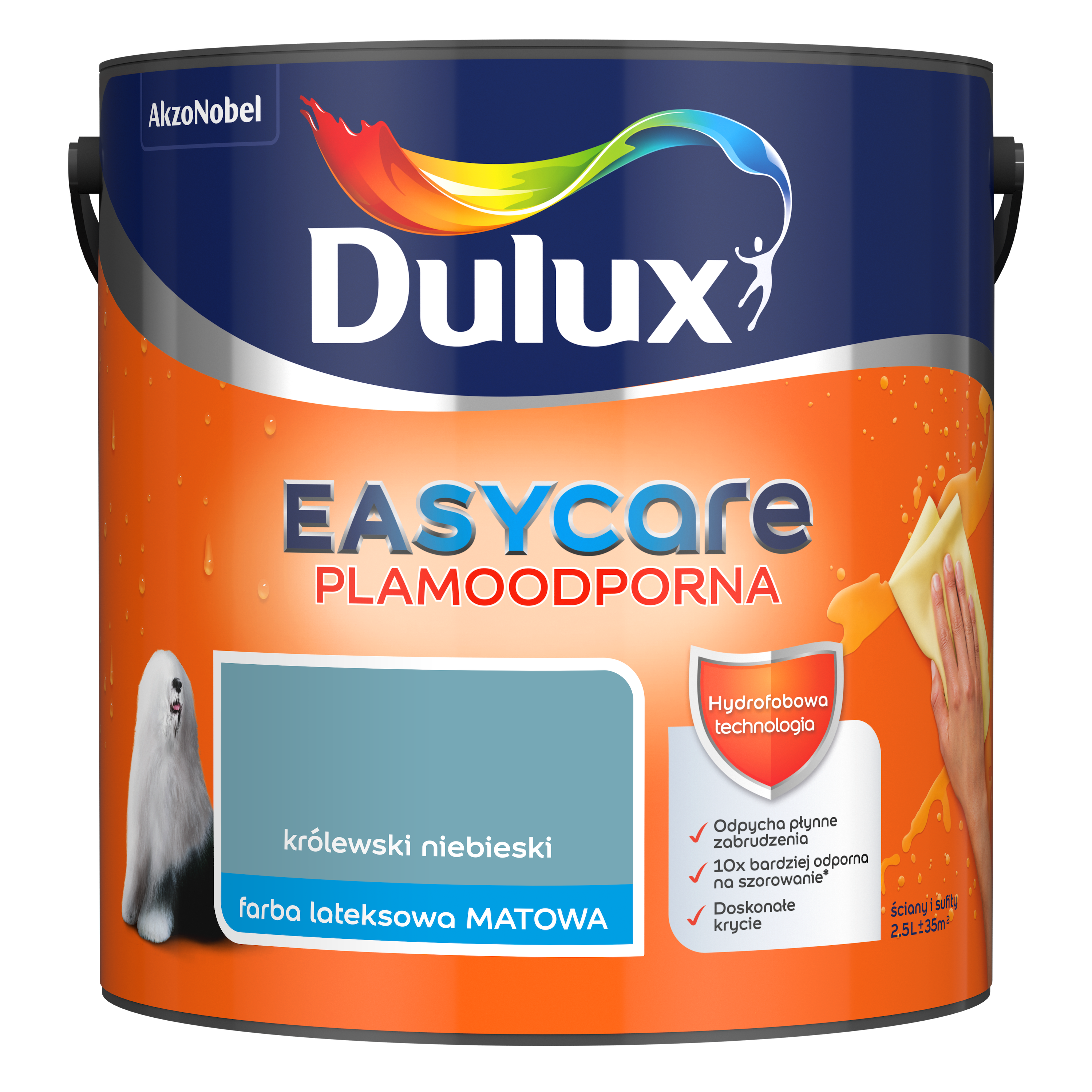 Farba Dulux Easycare Królewski niebieski 2.5 l