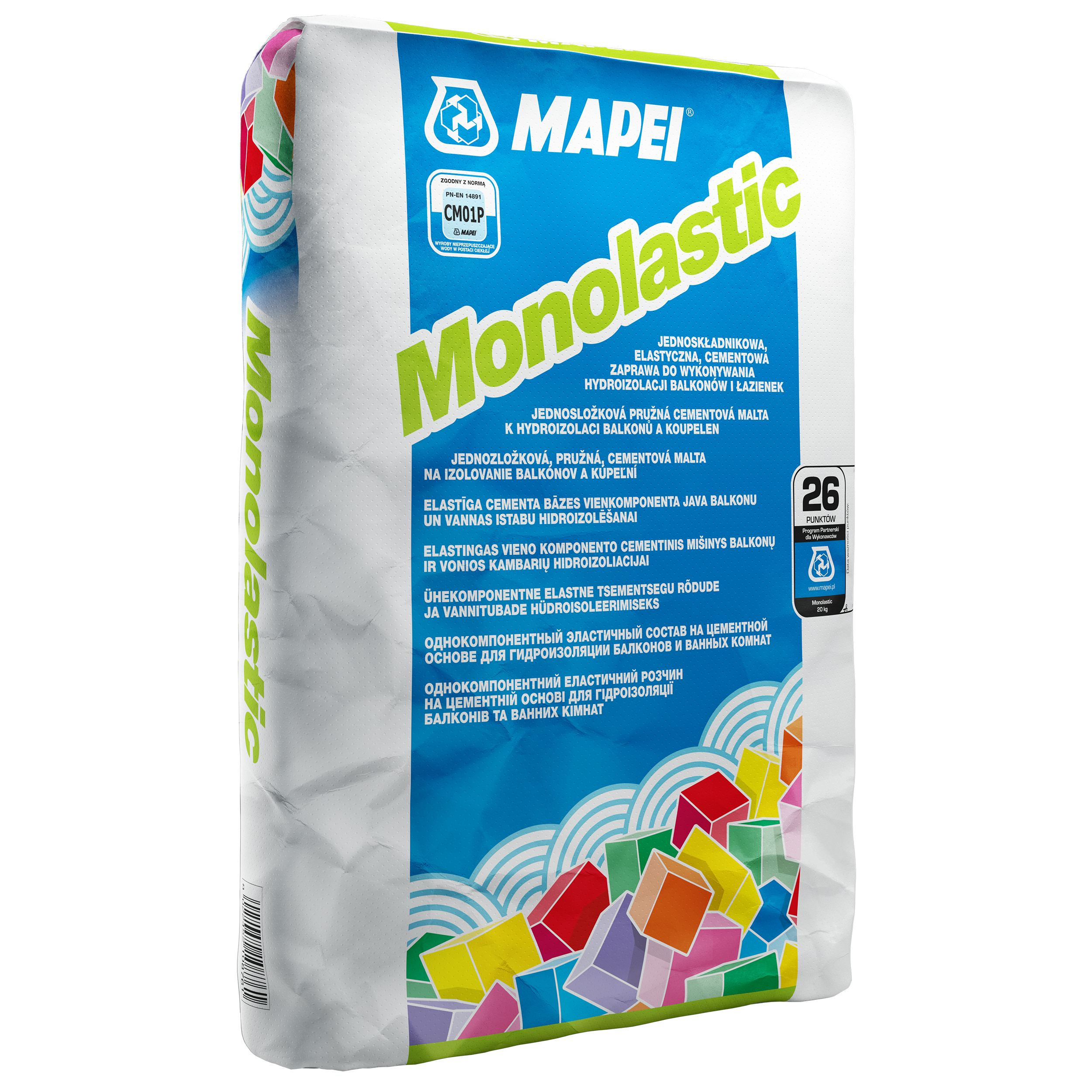 Zaprawa uszczelniająca MONOLASTIC 20kg MAPEI