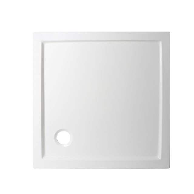 Brodzik do kabiny prysznicowej kwadratowy Essential 90x90x5/3 cm Sensea