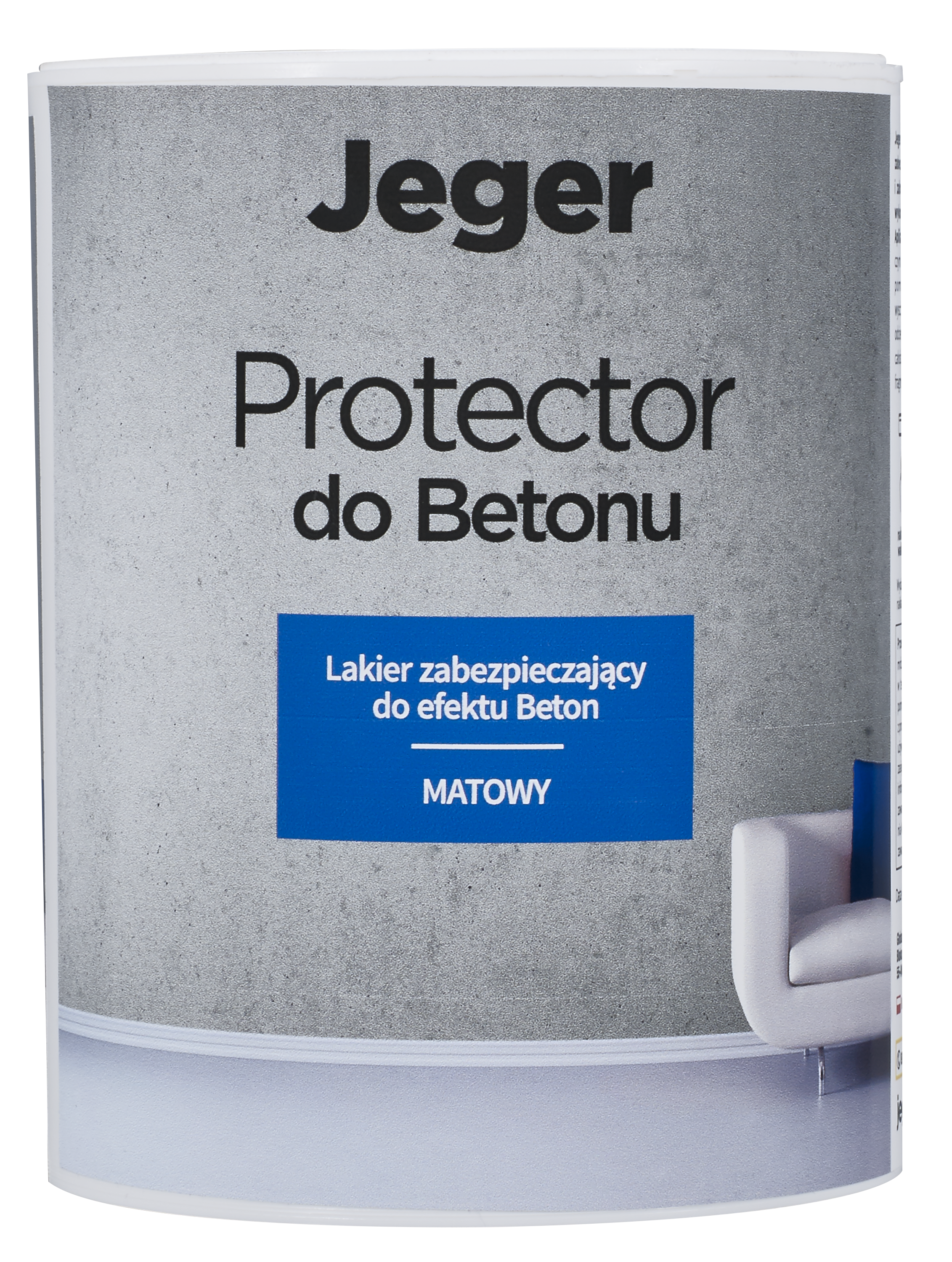 Lakier zabezpieczający PROTECTOR do betonu 1 l Matowy JEGER - 2