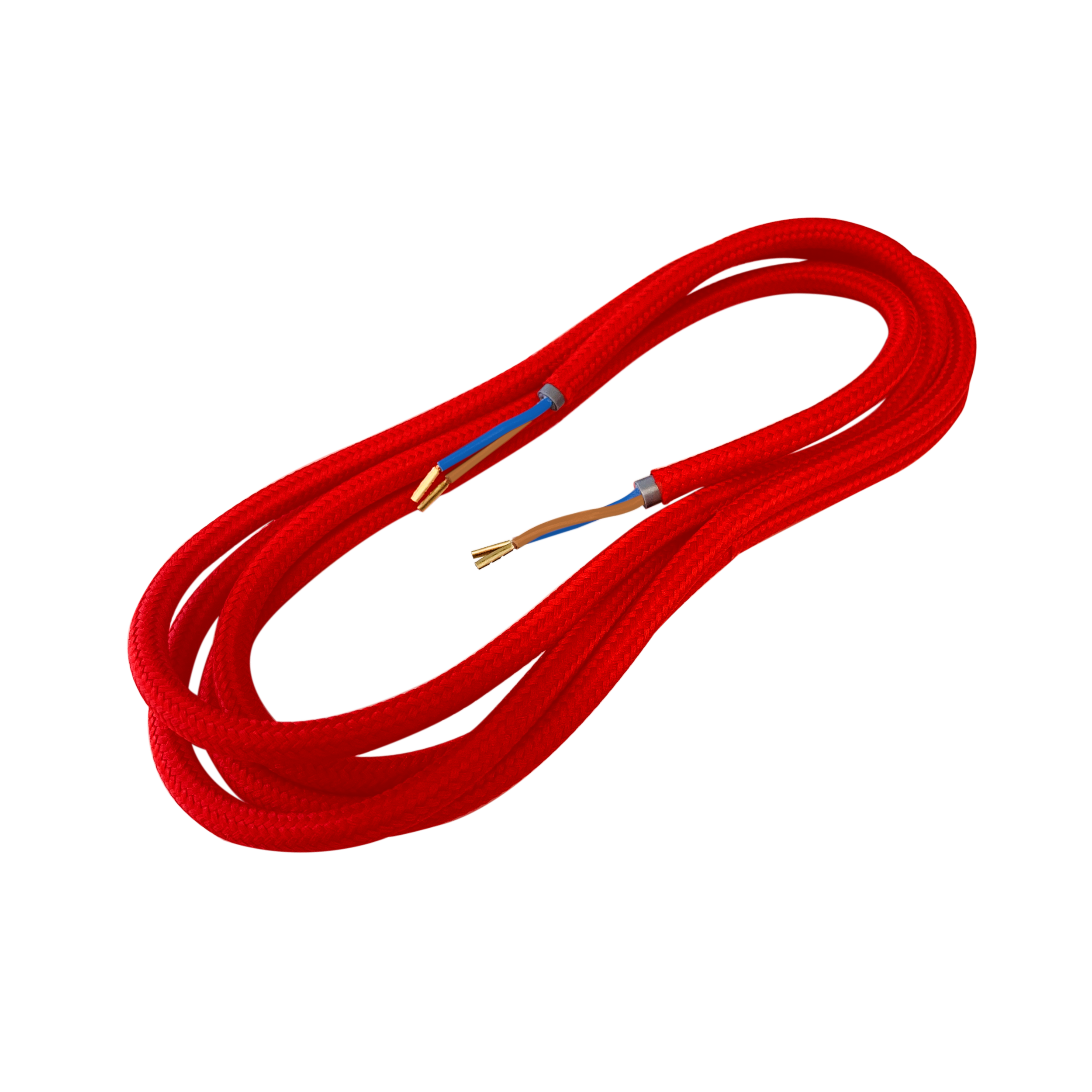 Przewód ELEKTRYCZNY DIC0318 W OPLOCIE CZERWONY 1.8 m DPM SOLID