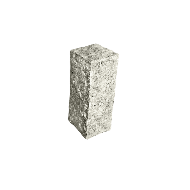 Palisada granitowa szara 10x10x25 cm łupana