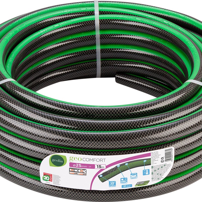 Wąż ogrodowy 25 mm(1") 15 m Geolia Comfort