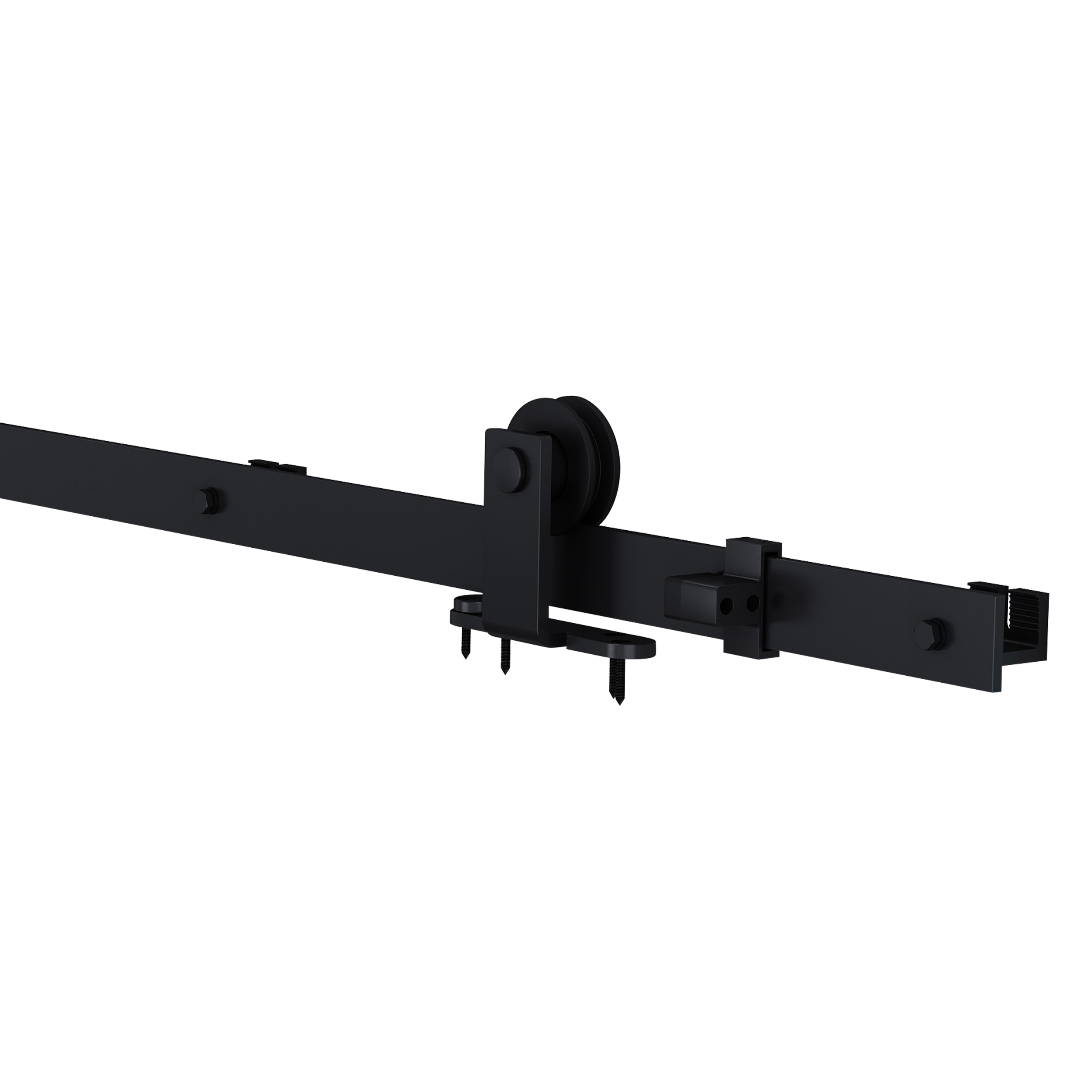 System przesuwny do drzwi przesuwnych Retro Czarny dł. 186 cm Artens - 3