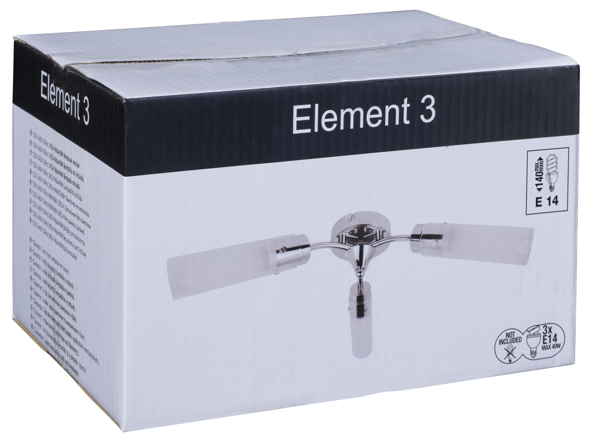 Lampa sufitowa Element chrom E14 - 5