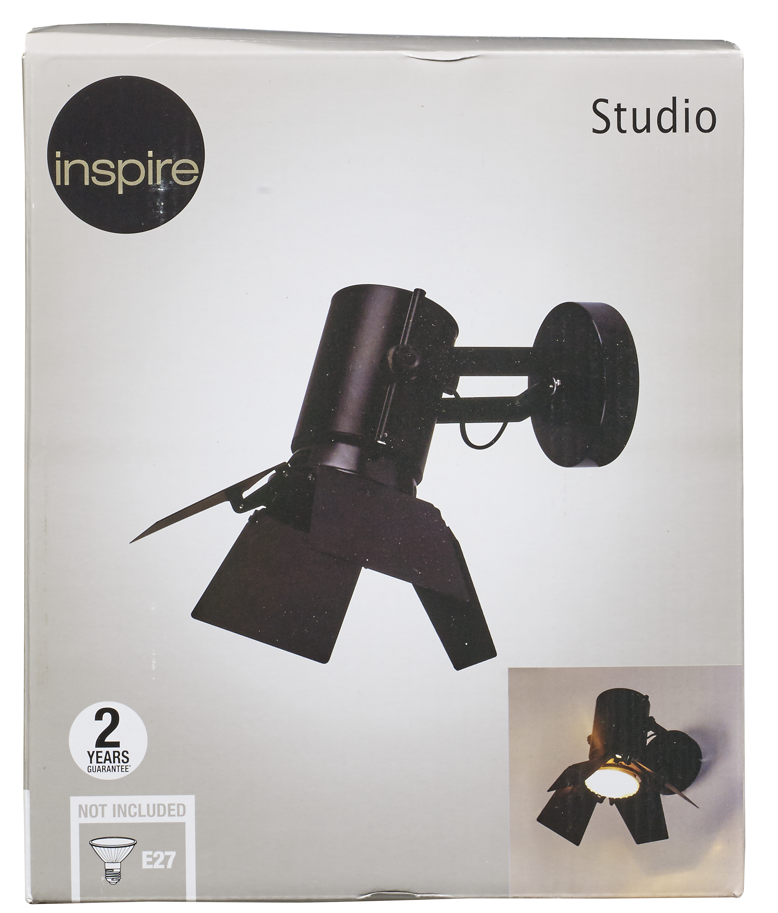 Kinkiet STUDIO czarny E27 INSPIRE - 8