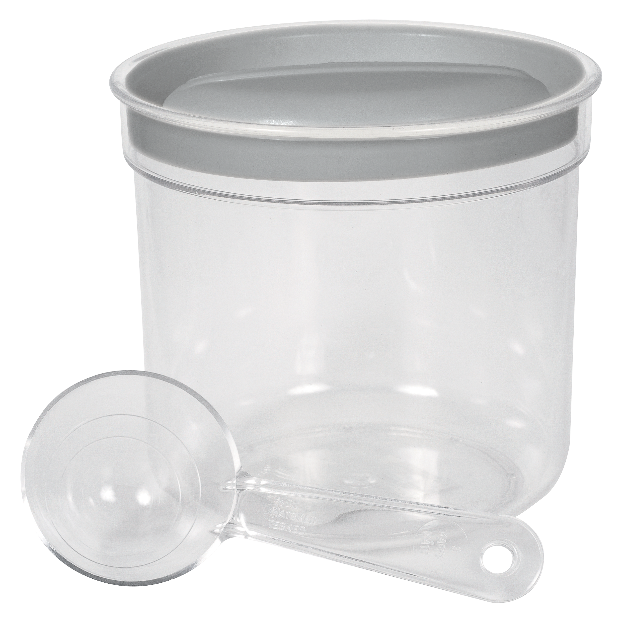 Pojemnik kuchenny na żywność okrągły z łyżeczką 1 l Curver