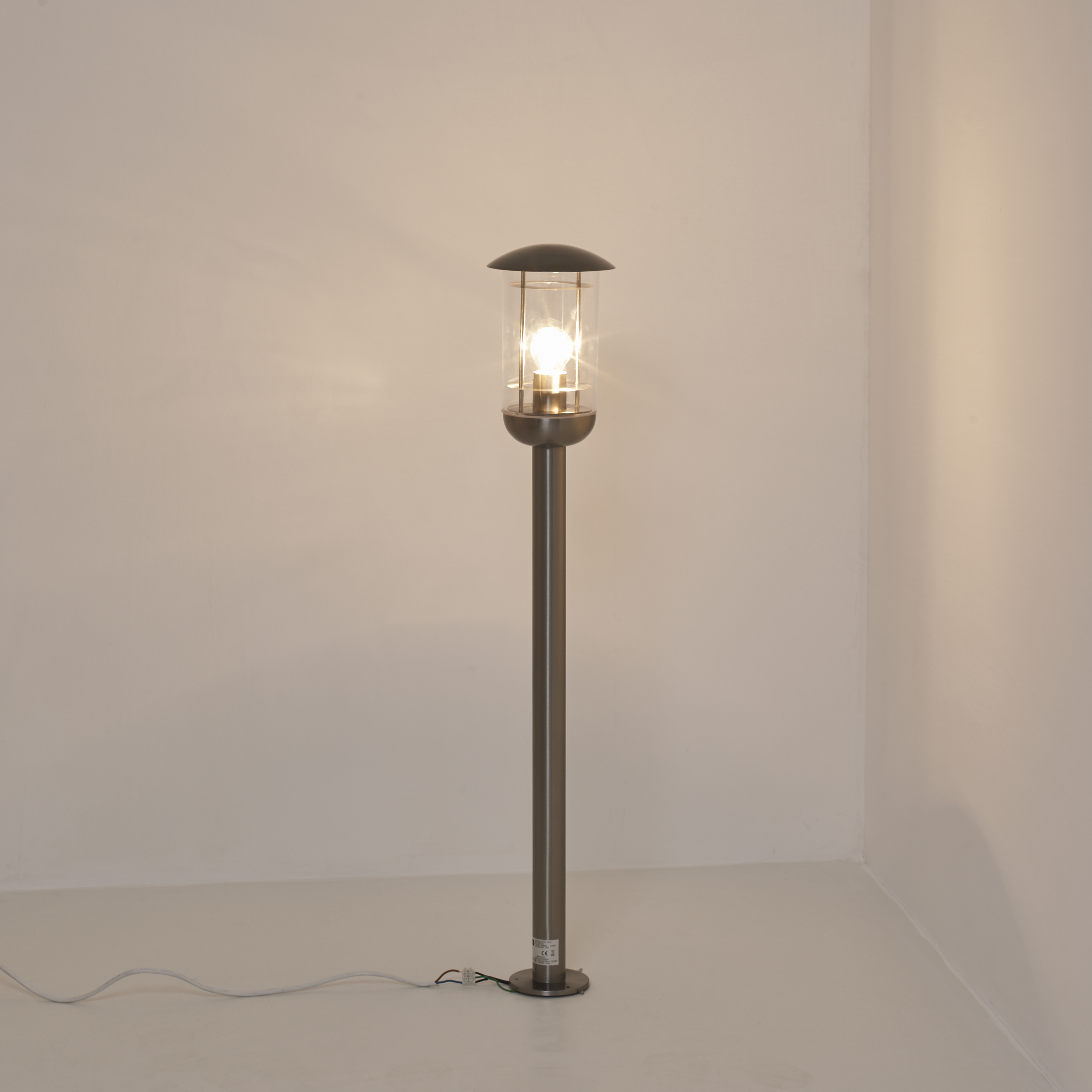 Lampione da giardino, Harvey H 100 cm, argento, IP44 INSPIRE - 2