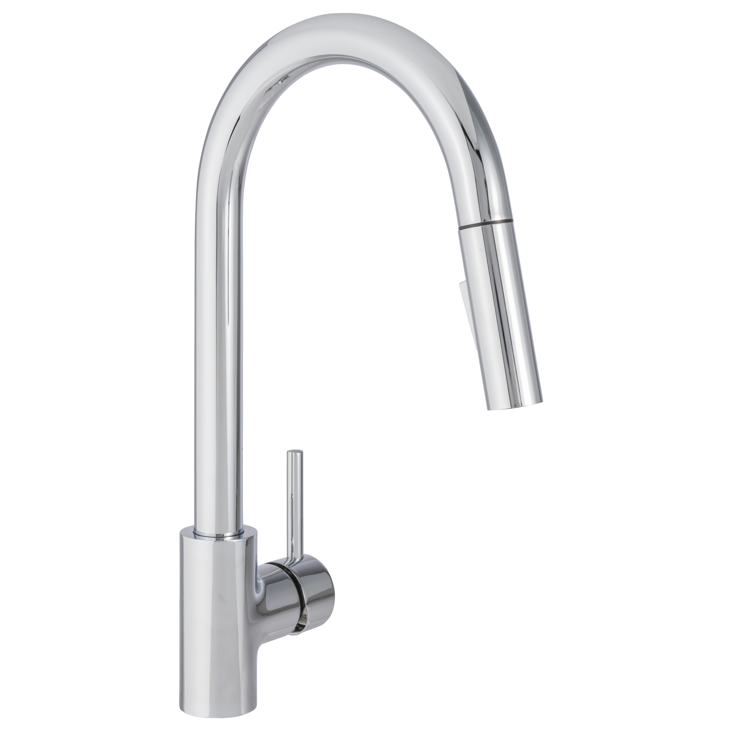 Grifo de cocina monomando caño alto + extraíble delinia lily cromado