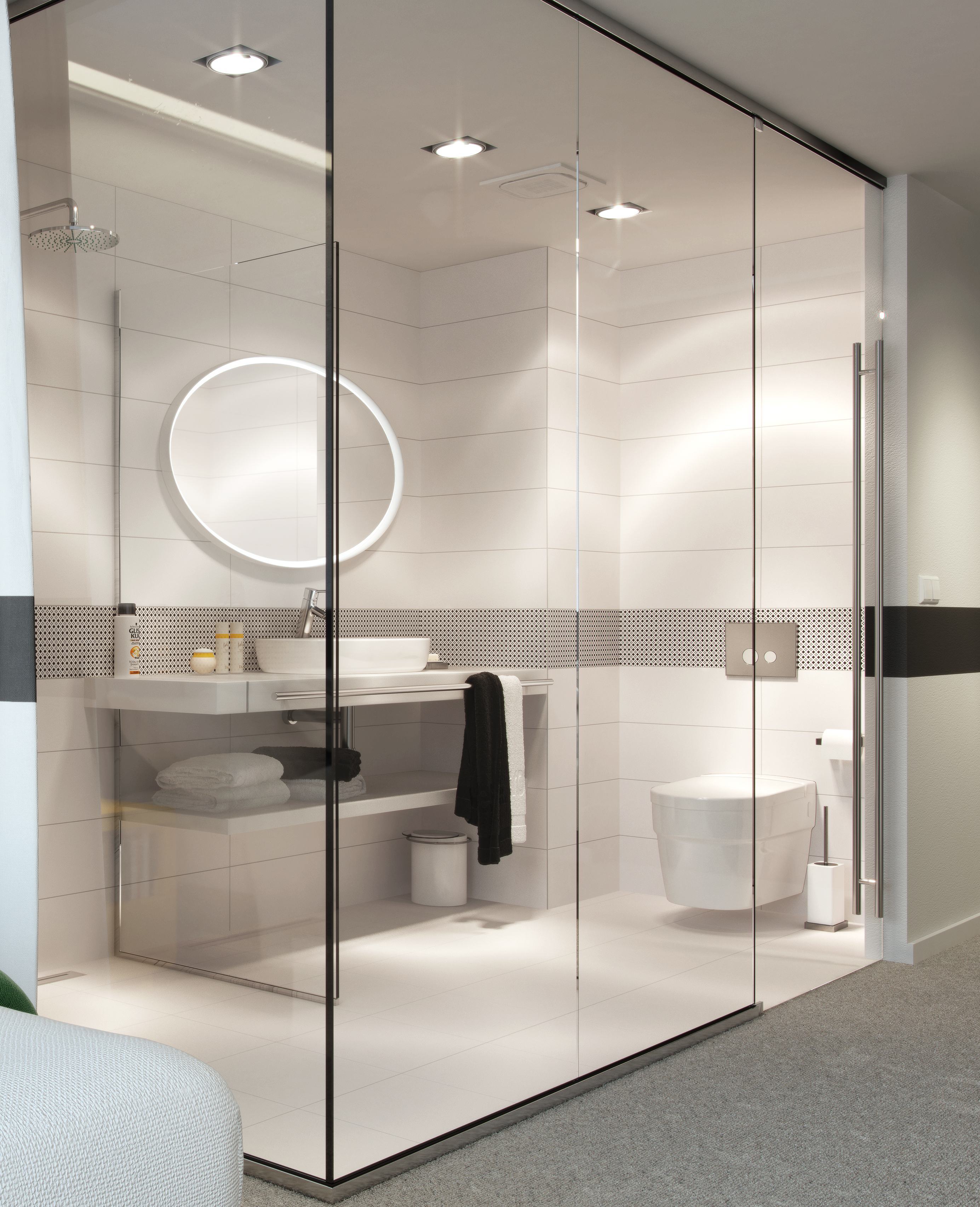 Gres szkliwiony Univero White 29.8x29.8 Cersanit - 17