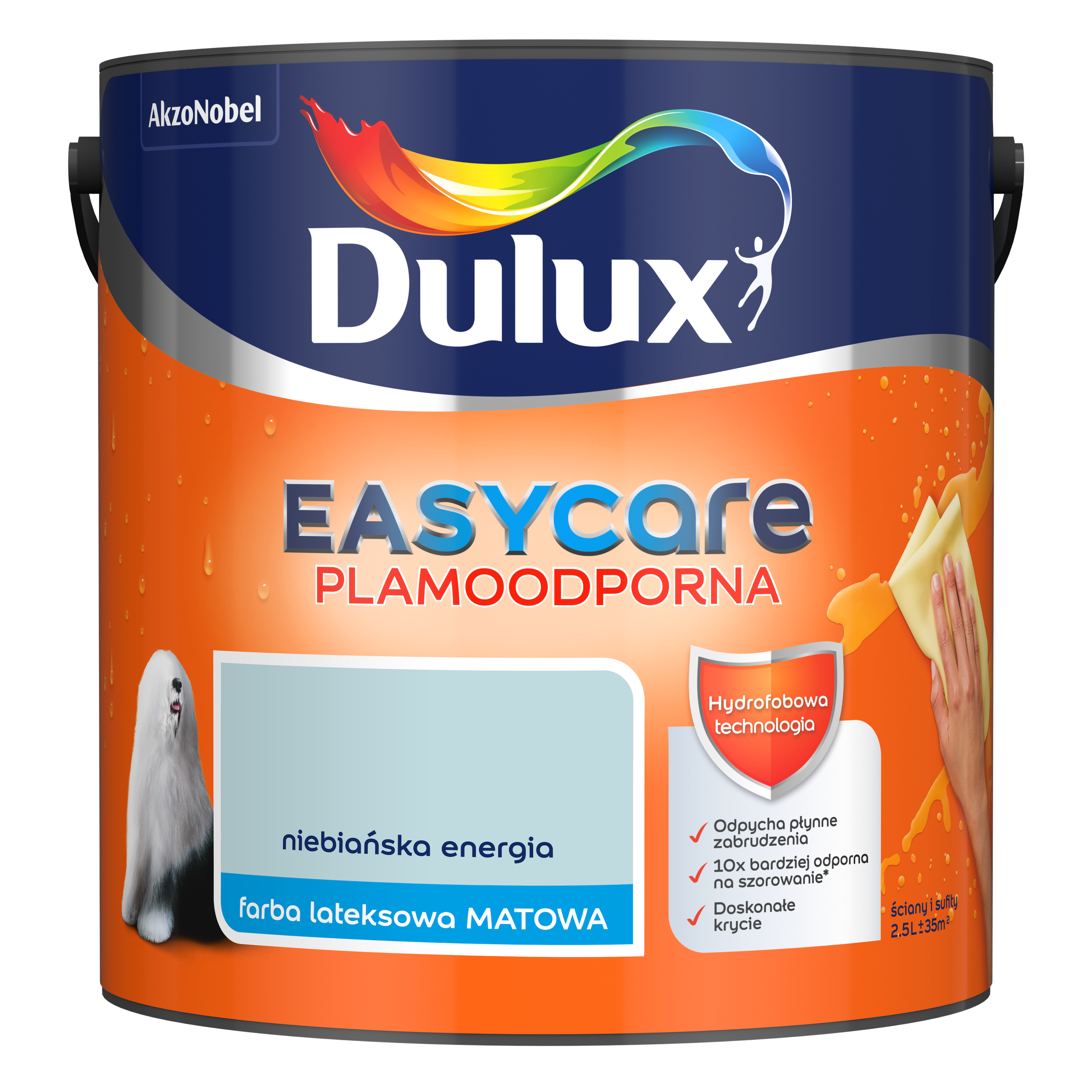 Farba Dulux Easycare Niebiańska energia 2.5 l