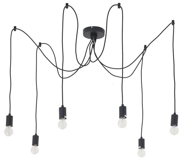 Lampa wisząca Easly czarna E27 INSPIRE