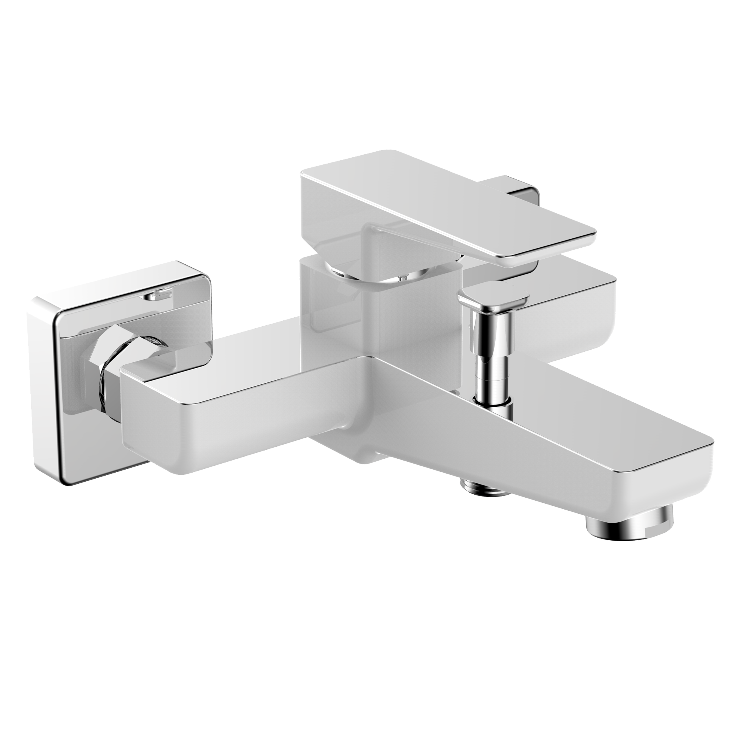 Bateria wannowa chromowano-biała Saxon Omnires