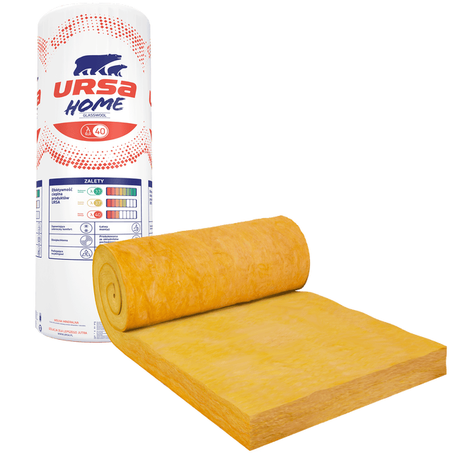 Wełna mineralna szklana HOME 40 100 mm URSA