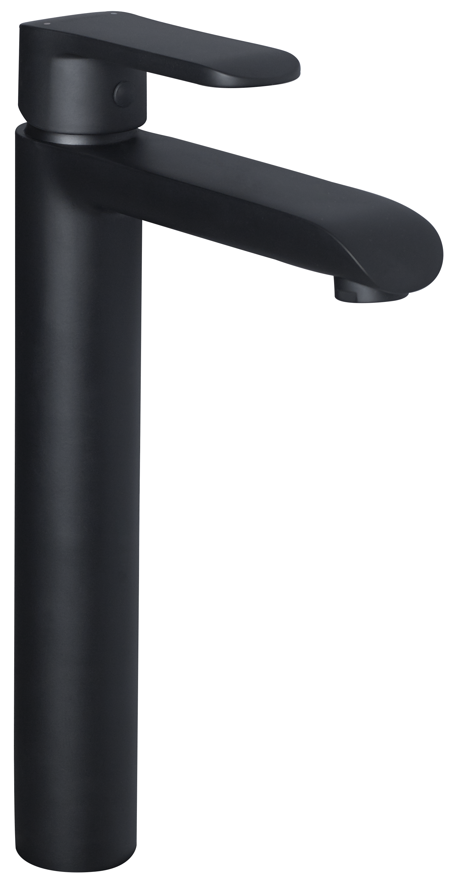 Bateria umywalkowa czarna wysoka Siros Invena