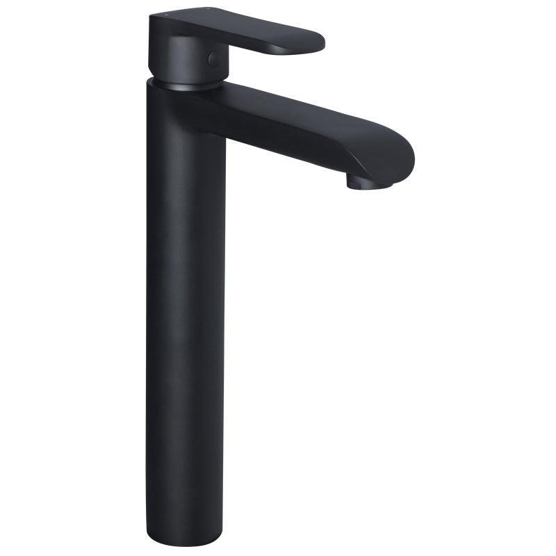 Bateria umywalkowa czarna wysoka Siros Invena