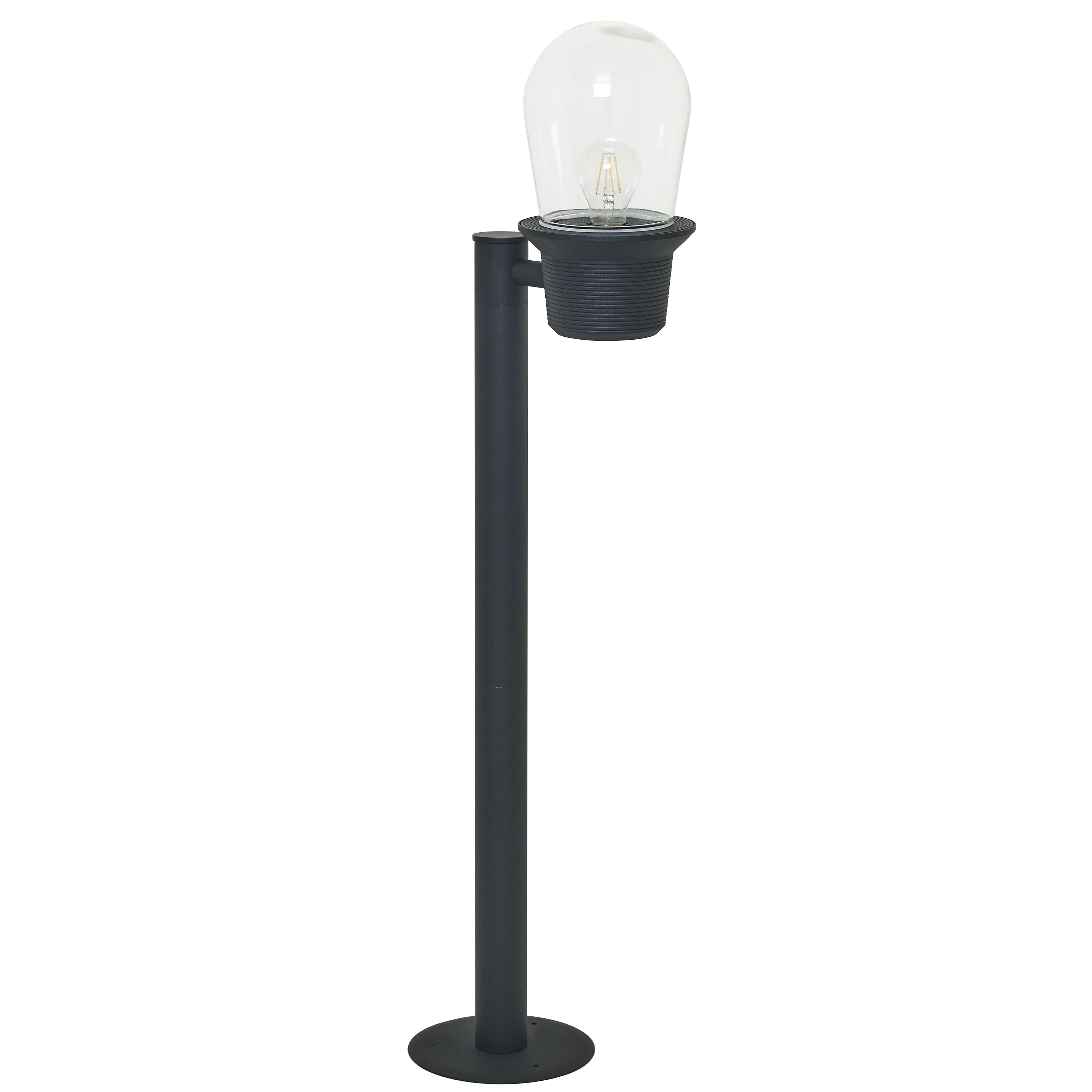 Lampione da giardino, Shelby H 138 cm, nero, IP44 INSPIRE - 5