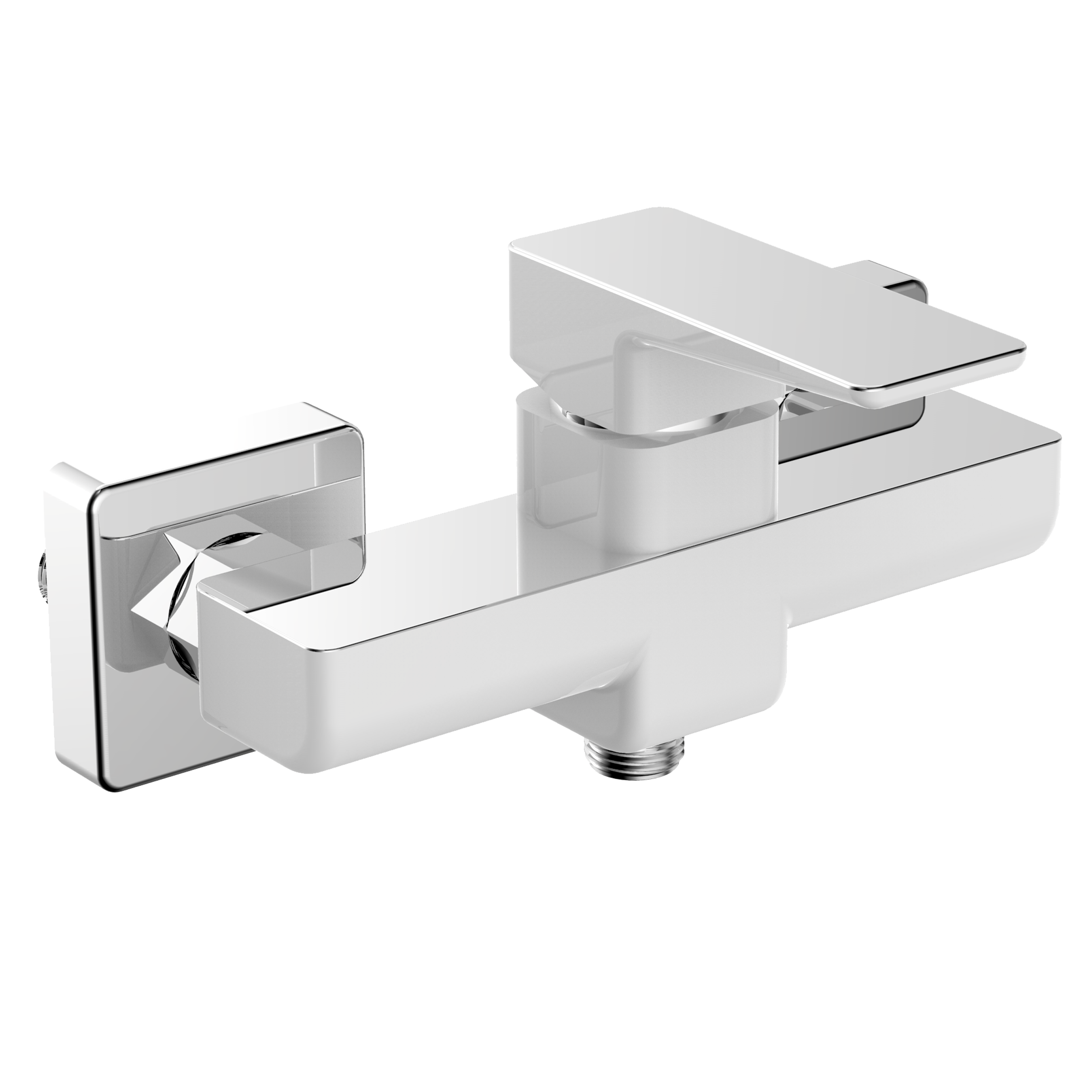 Bateria prysznicowa biała Saxon Omnires