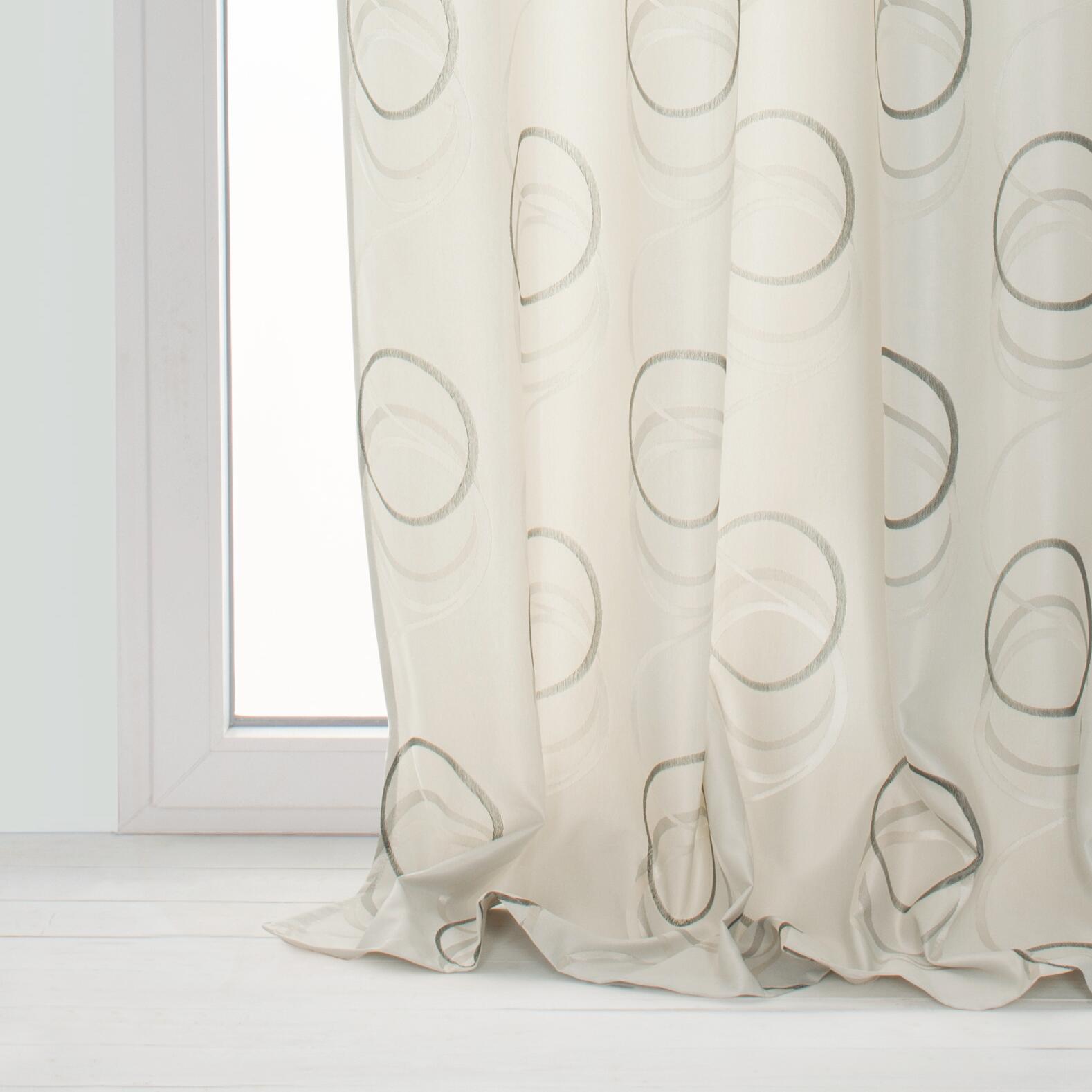 Tenda Rondine grigio chiaro, occhiello 140x280 cm - 3