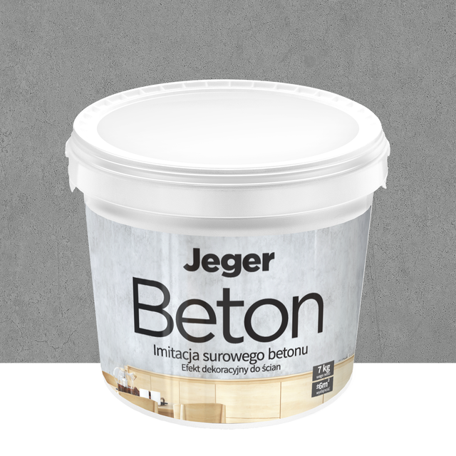 Efekt dekoracyjny BETON 7 kg Genova JEGER