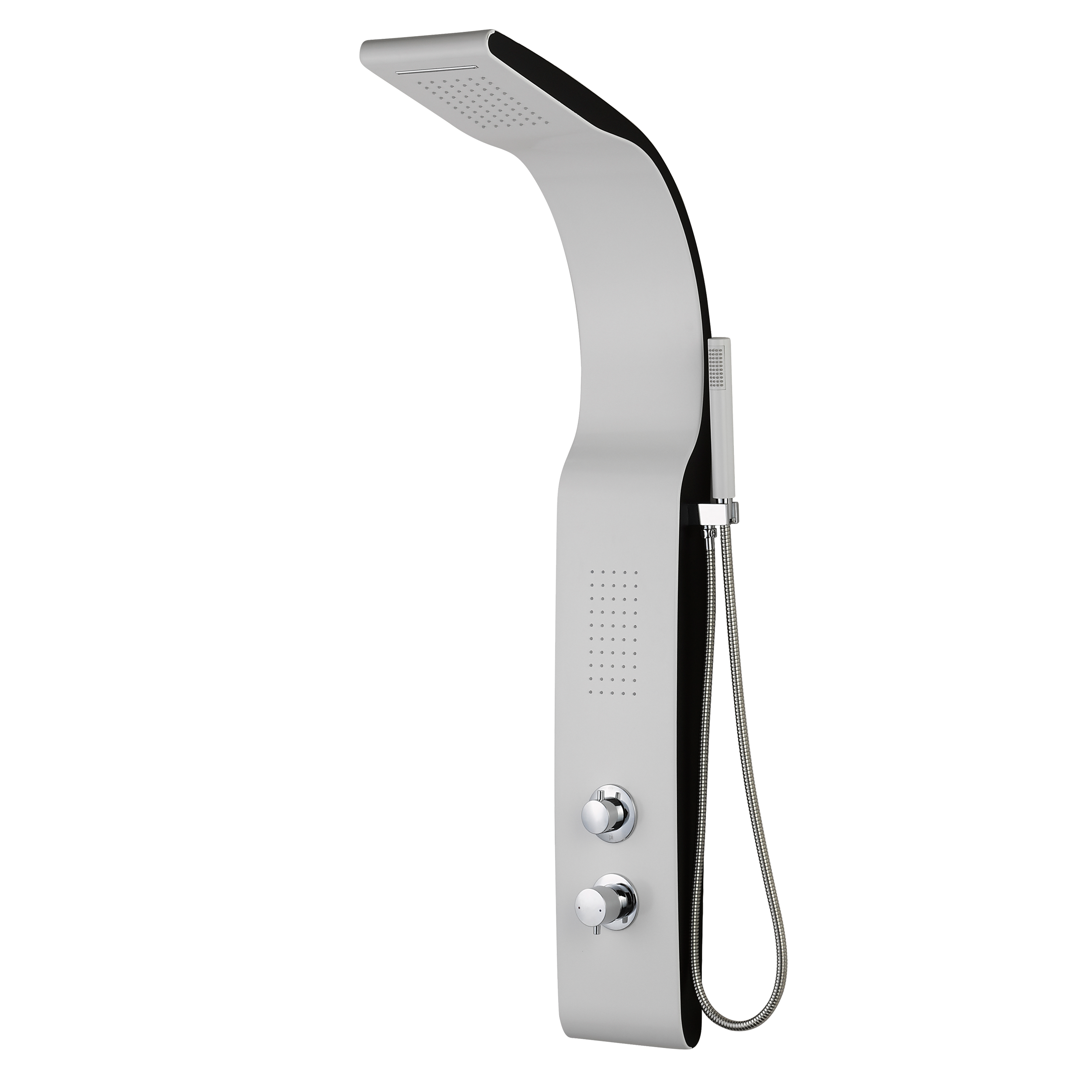 Columna de ducha hidromasaje monomando SENSEA Evodi blanco - 5