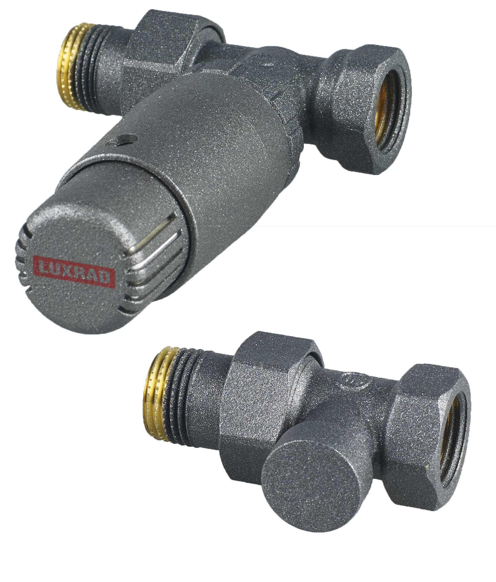 Zestaw termostatyczny PROSTY 1/2" grafit LUXRAD