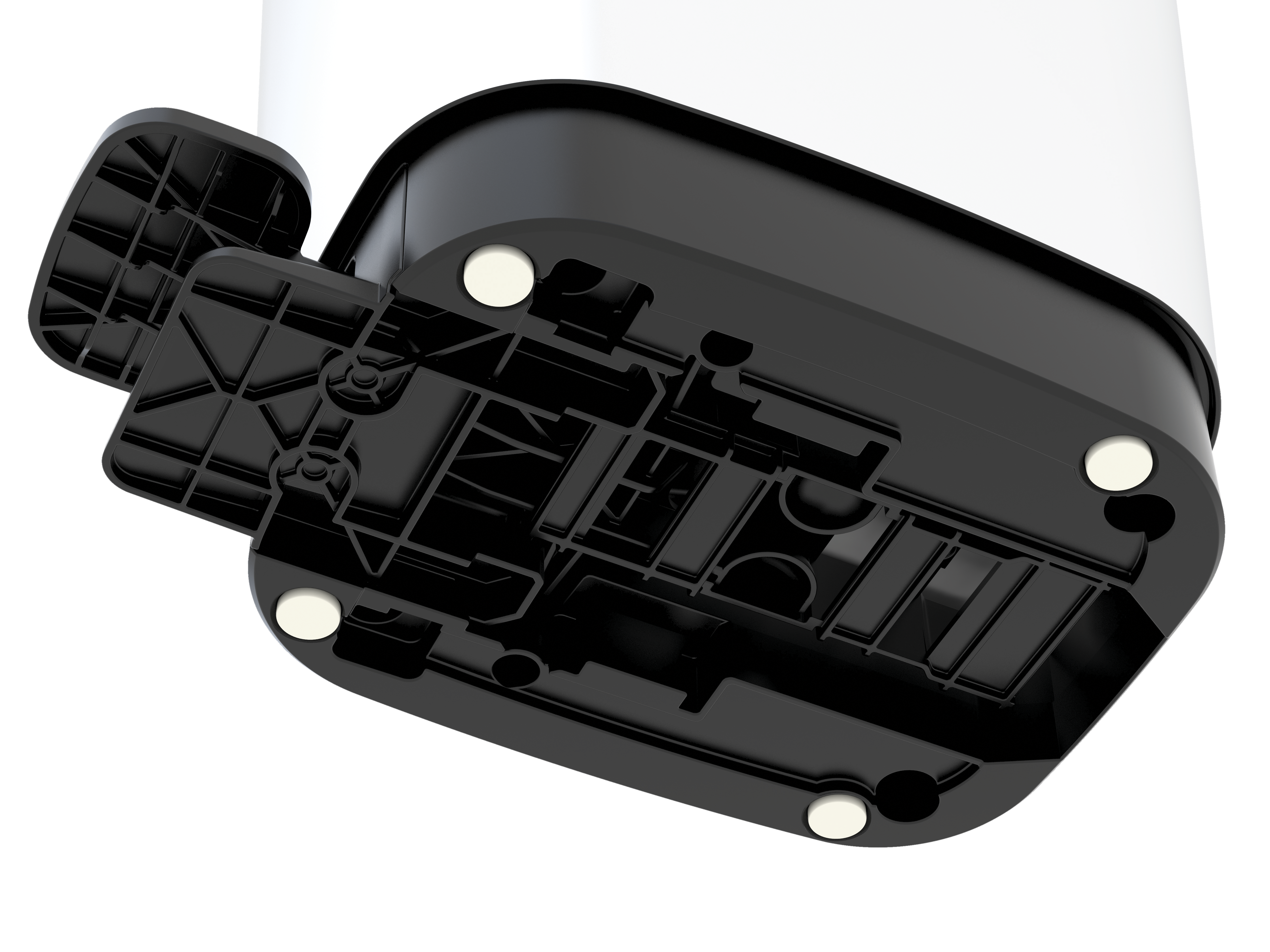 Balde de lixo com pedal Chic Bin 25l cinza - 3