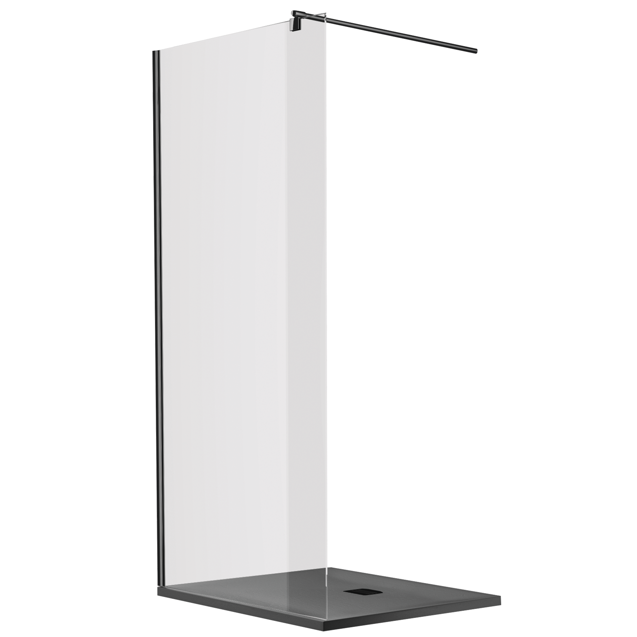 Kabina Walk-in Easy In 90x200 transparentna profil chromowany Sea-Horse - 12