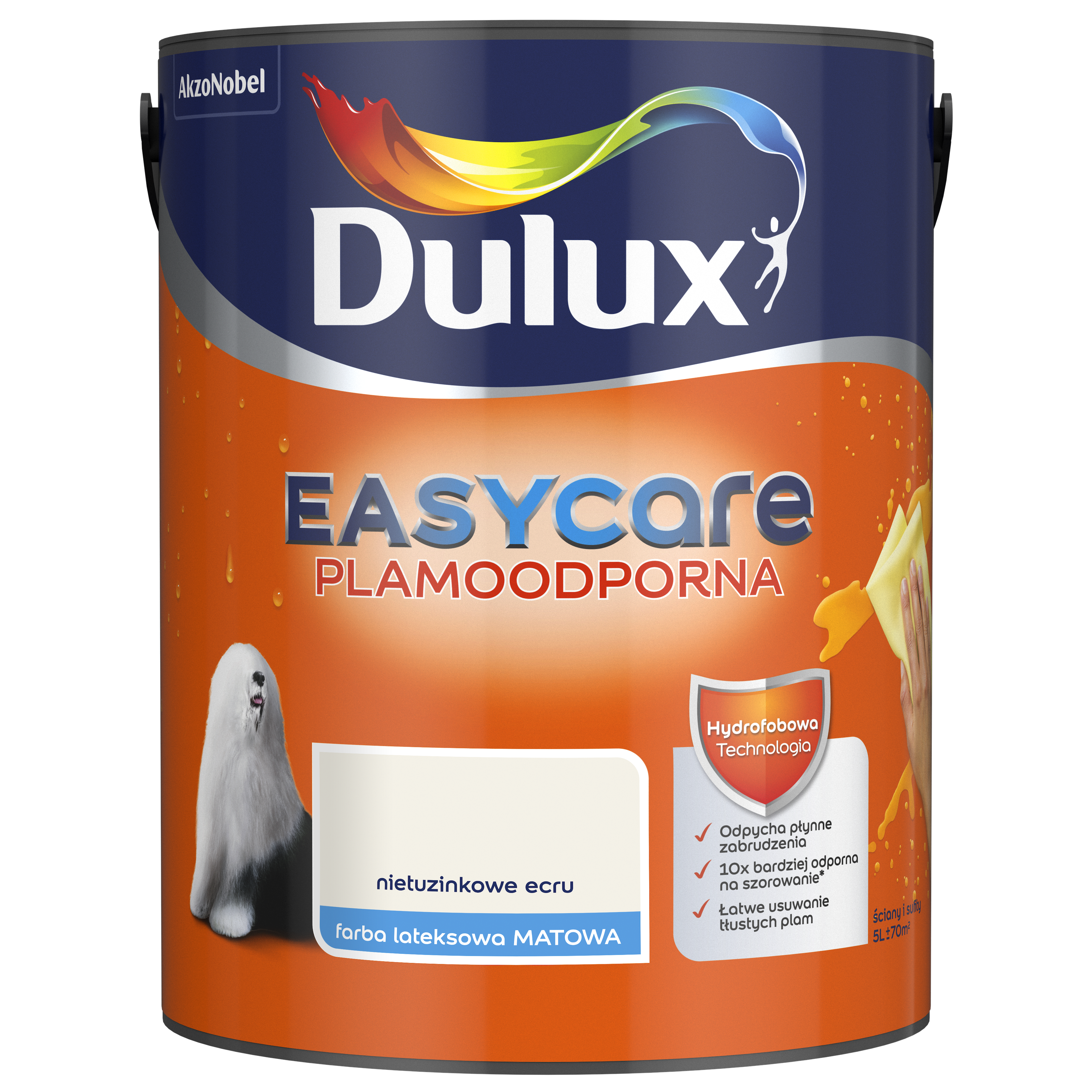 Farba Dulux Easycare Nietuzinkowe ecru 5 l - 2