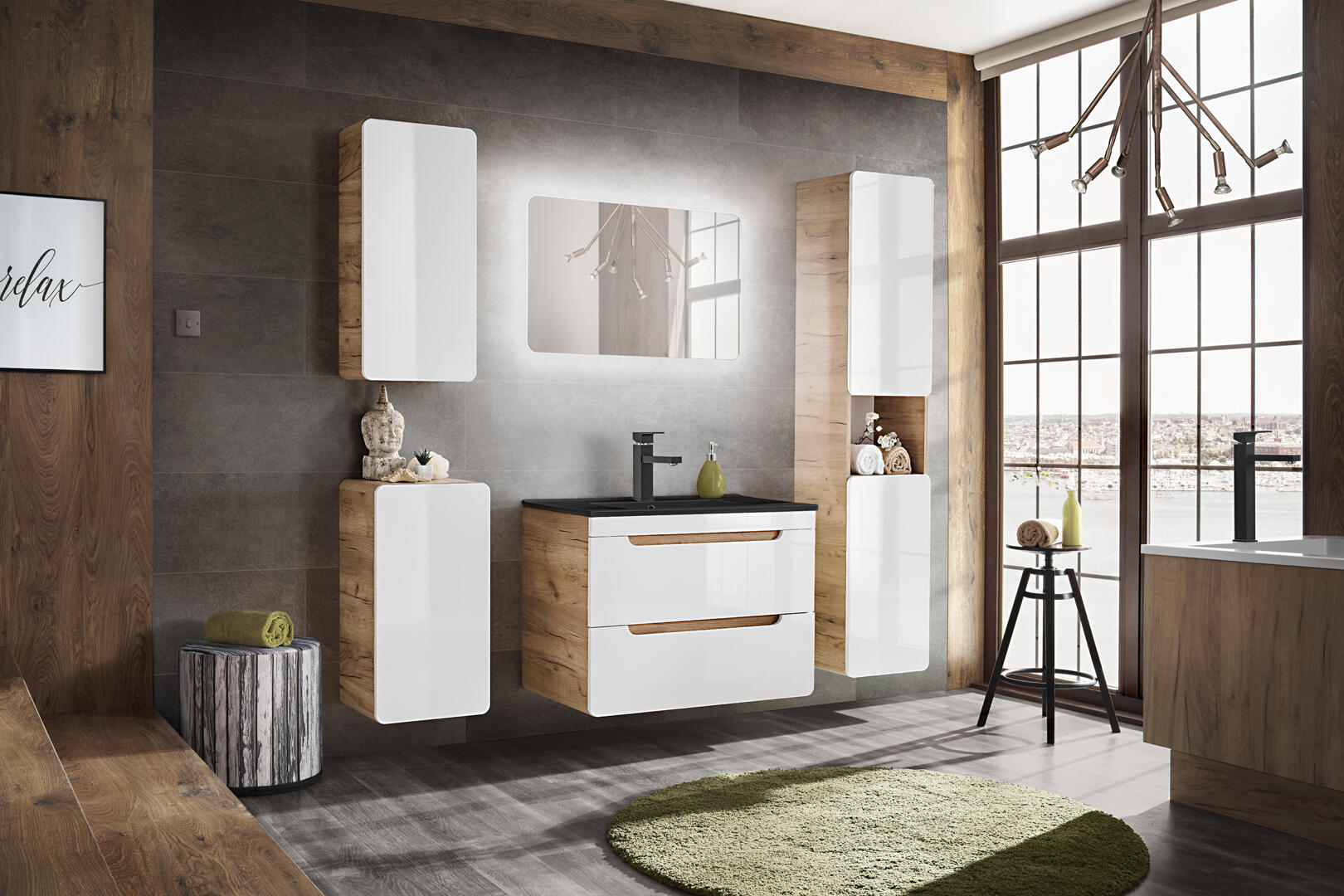 Szafka pod umywalkę Aruba 60 Tandem Blum System Comad - 15