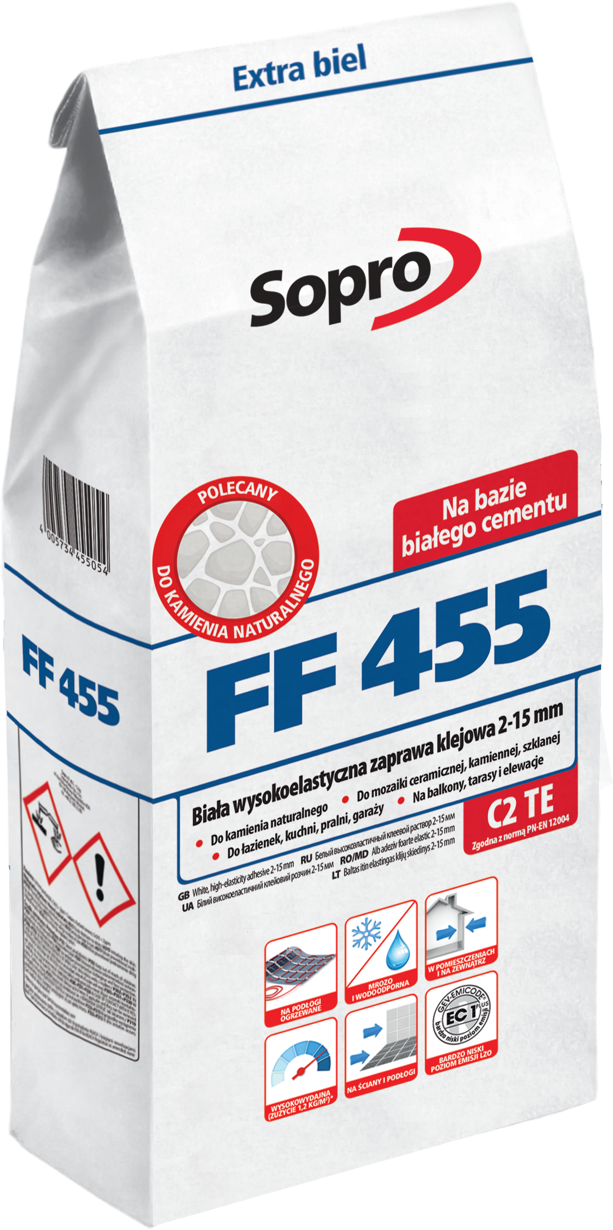 Zaprawa klejowa FF455 5 KG SOPRO