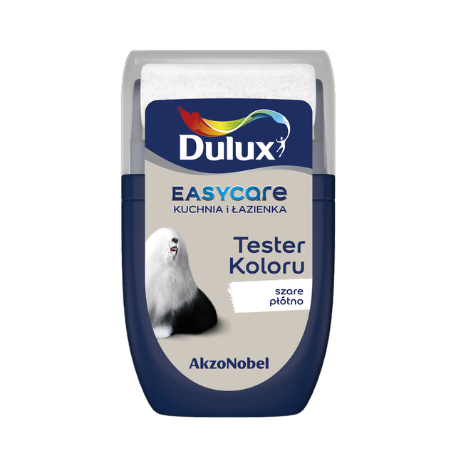 Tester farby Dulux Easycare kuchnia i łazienka Szare płótno 30 ml