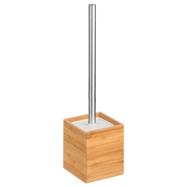 Escobillero Natural Bamboo marrón mate