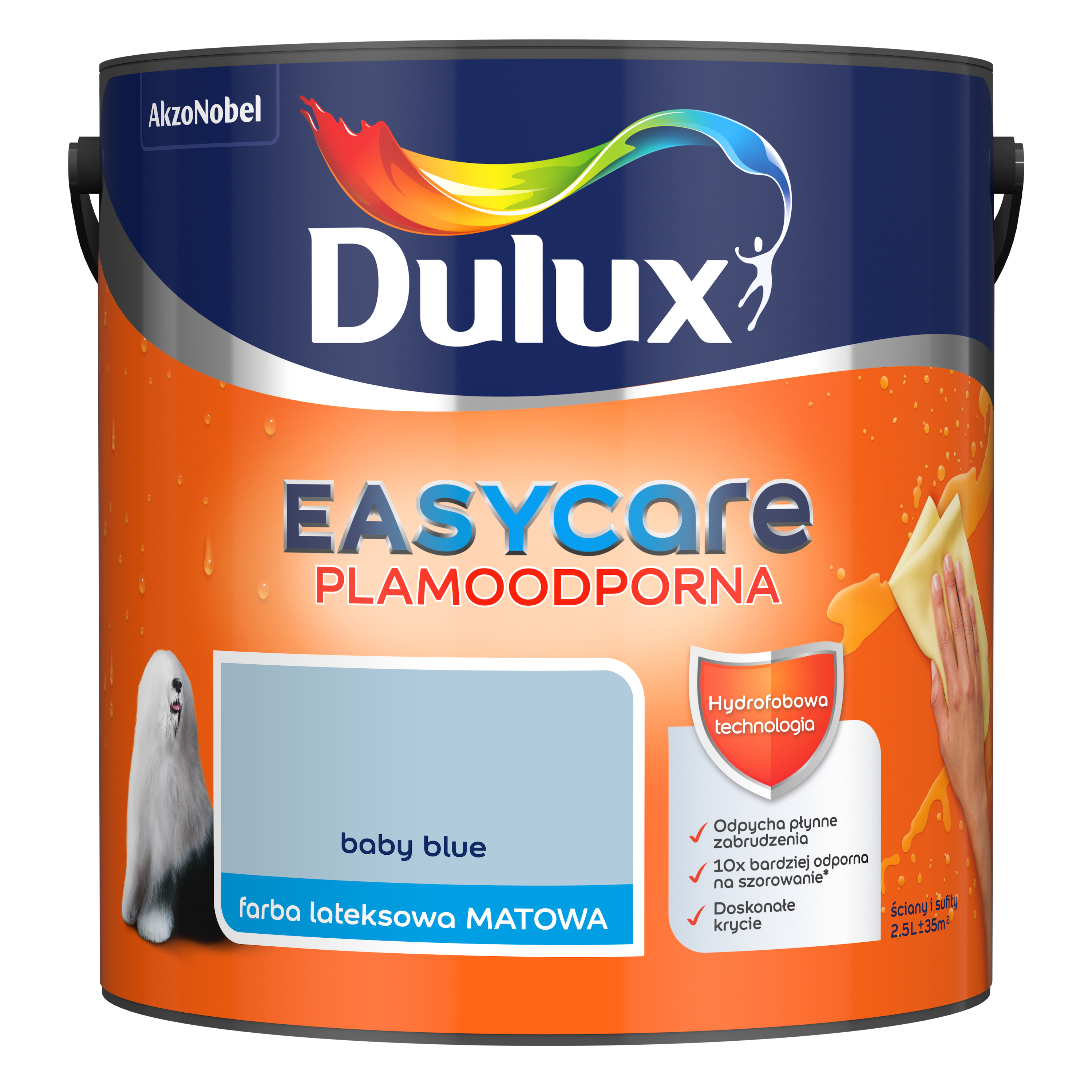 Farba Dulux Easycare Baby blue 2.5 l - 3