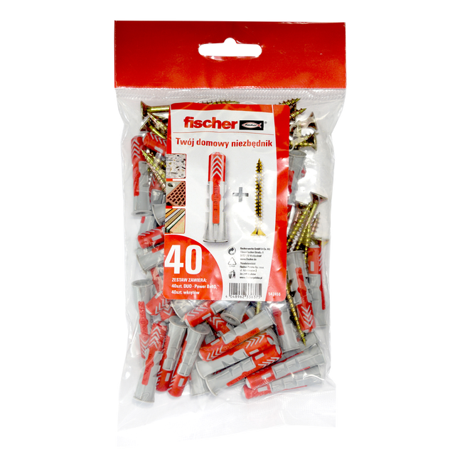 Kołek uniwersalny S K NV Duopower 8 x 40 mm 40 szt. Fischer