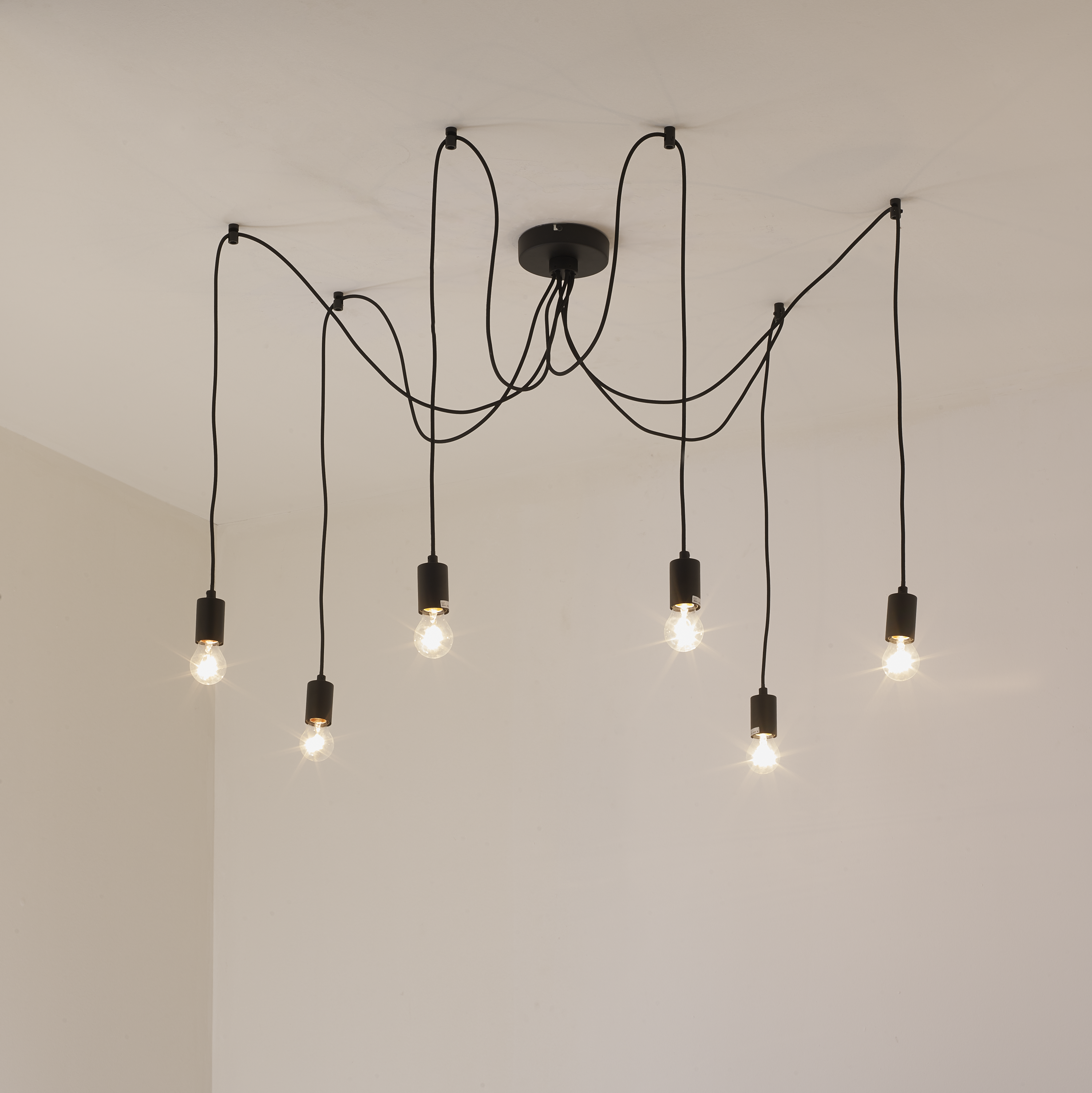 Lampa wisząca Easly czarna E27 INSPIRE - 3