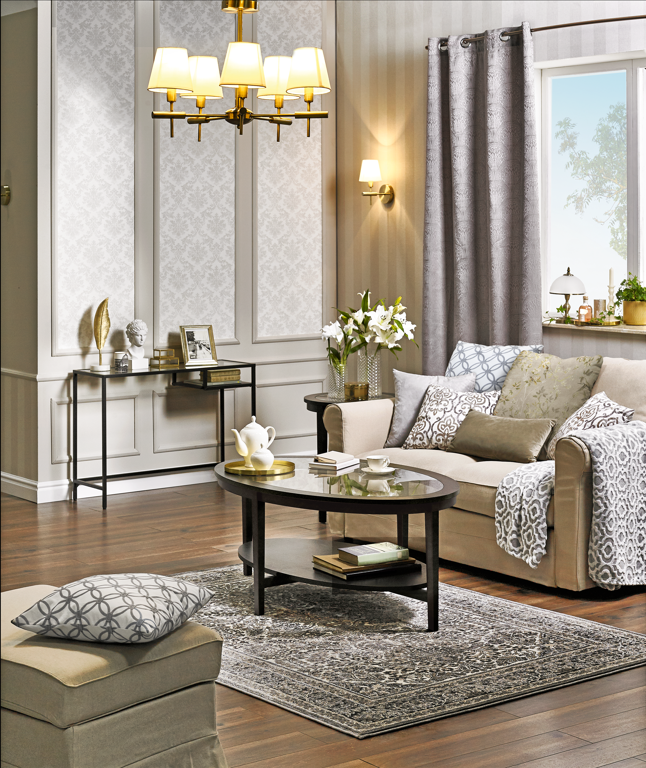 Lampa stołowa Lindgard patyna E14 Reality - 2