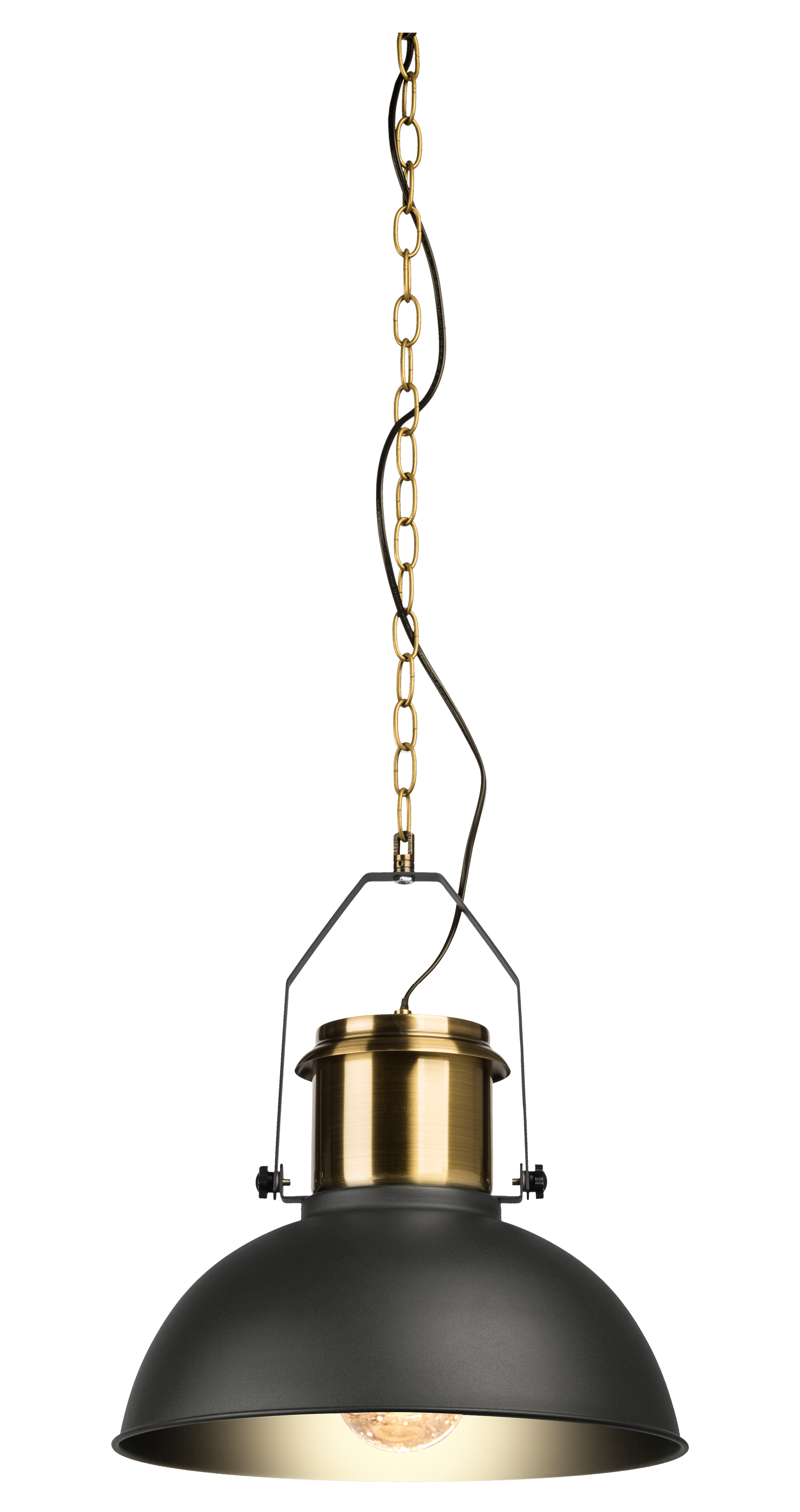 Lampa wisząca Ted czarno-złota E27 Inspire - 8