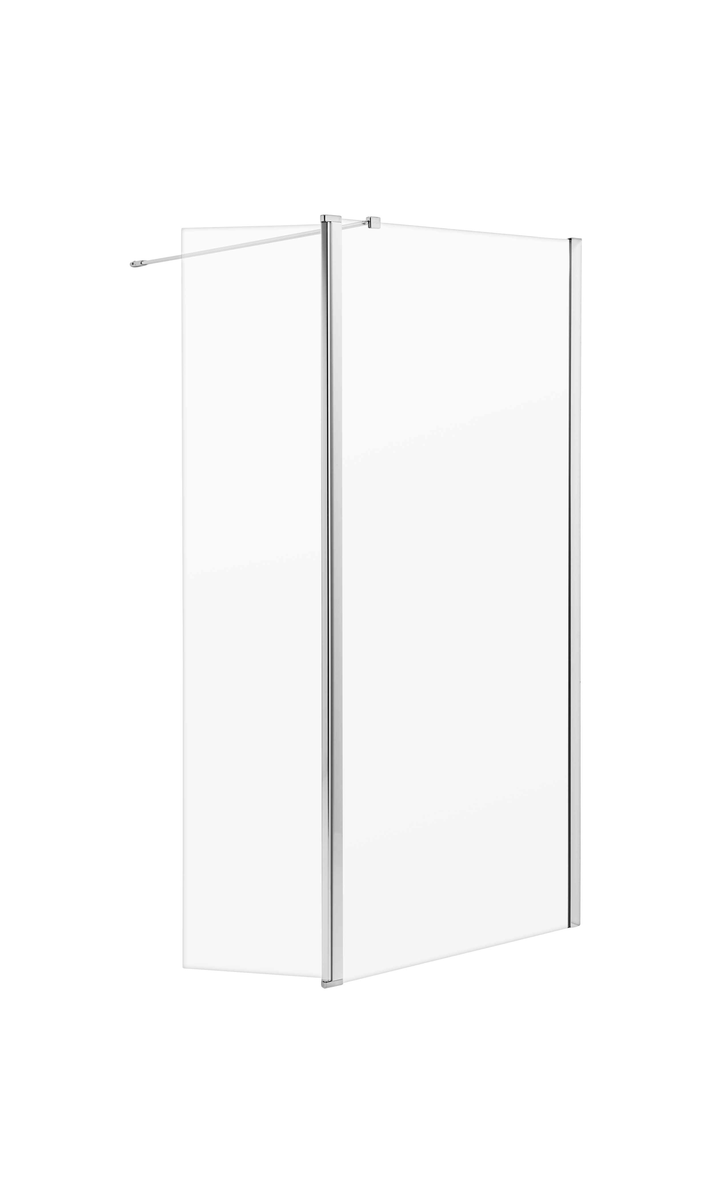 Kabina Walk-in Remix 90x200 transparentna profil chromowany Sensea - 13