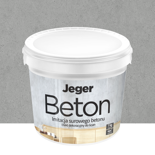 Efekt dekoracyjny BETON 7 kg Napoli JEGER