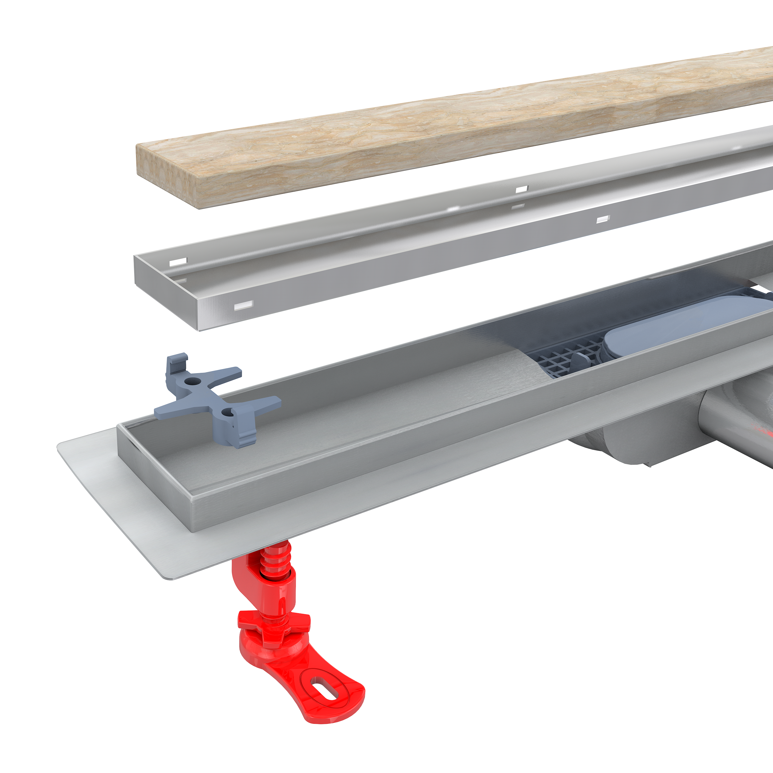 Odpływ liniowy INOX 600 ALFA LINEAR - 7
