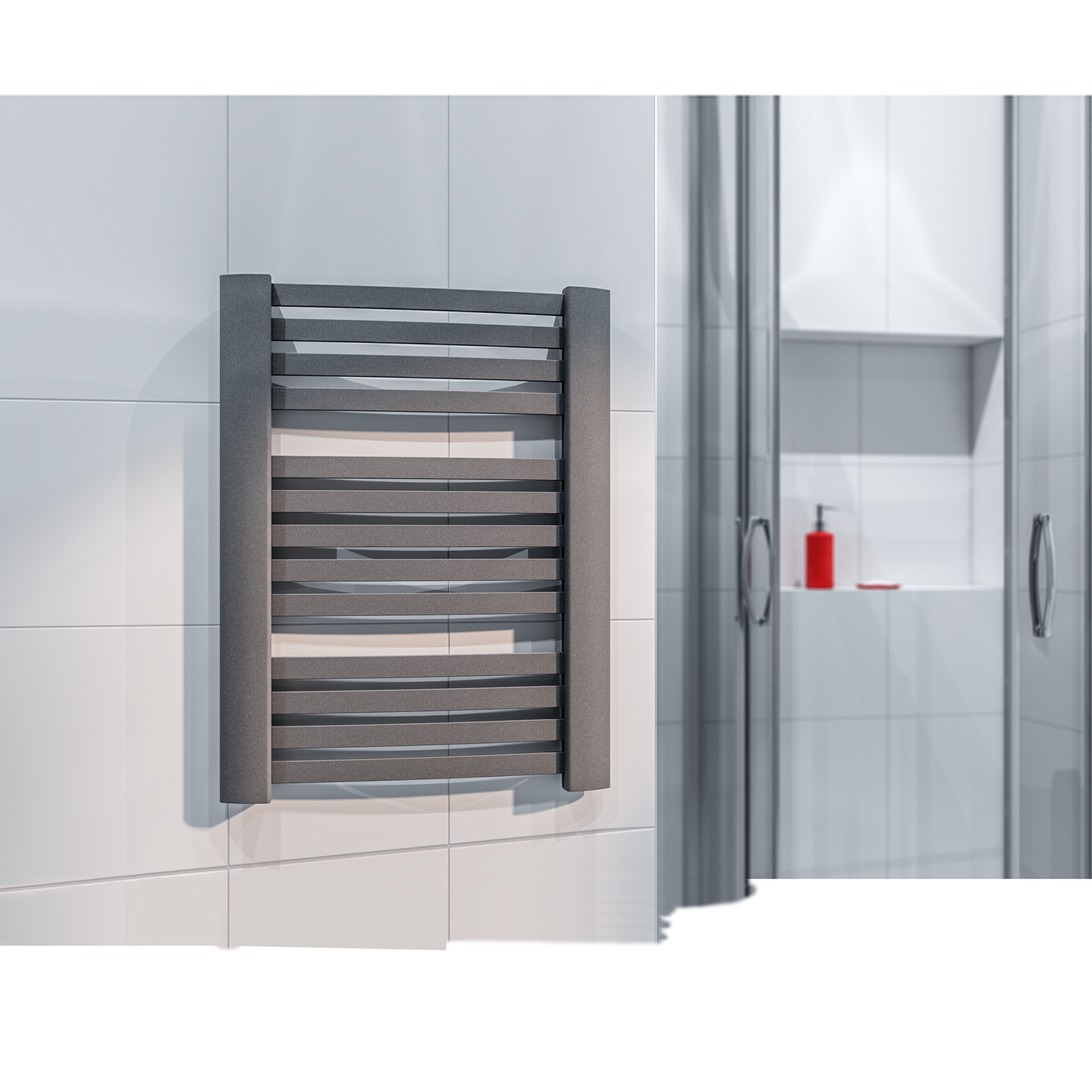 Grzejnik LUXUS 102.5x58 cm Biały D 524W Roz 50cm 7 Bar EQUATION - 2