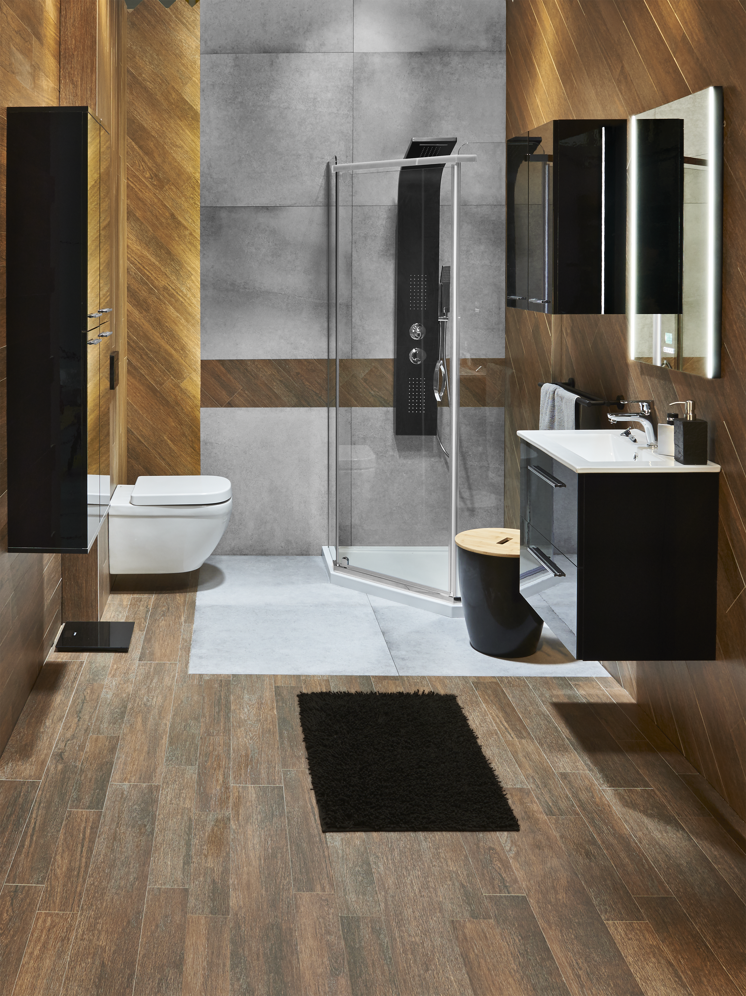 Przycisk spłukujący do stelaża Now czarny matowy Tece - 20