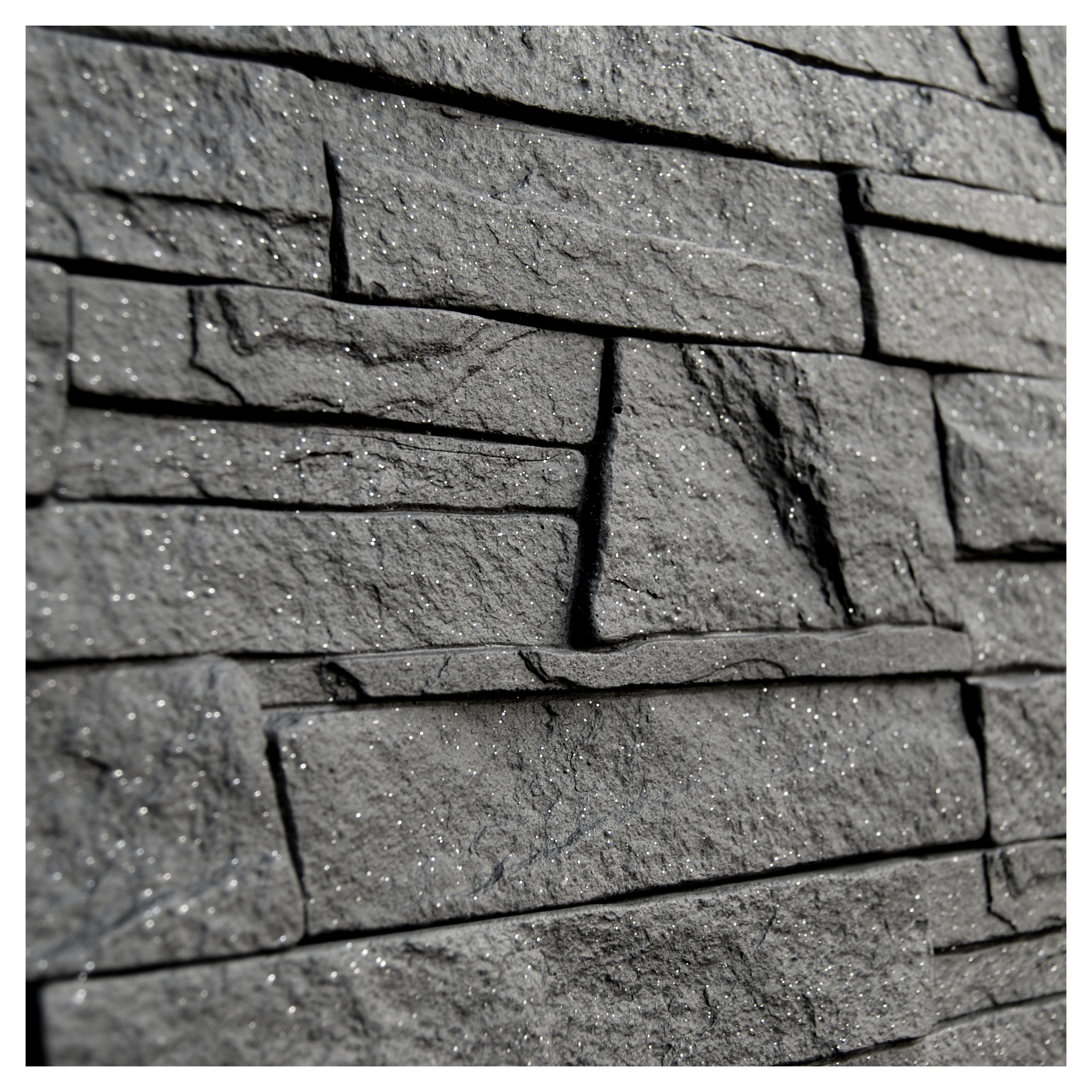 Kamień elewacyjny dekoracyjny betonowy Lazzaro Grafit - Brokat 0.38 m2 Max-Stone - 4