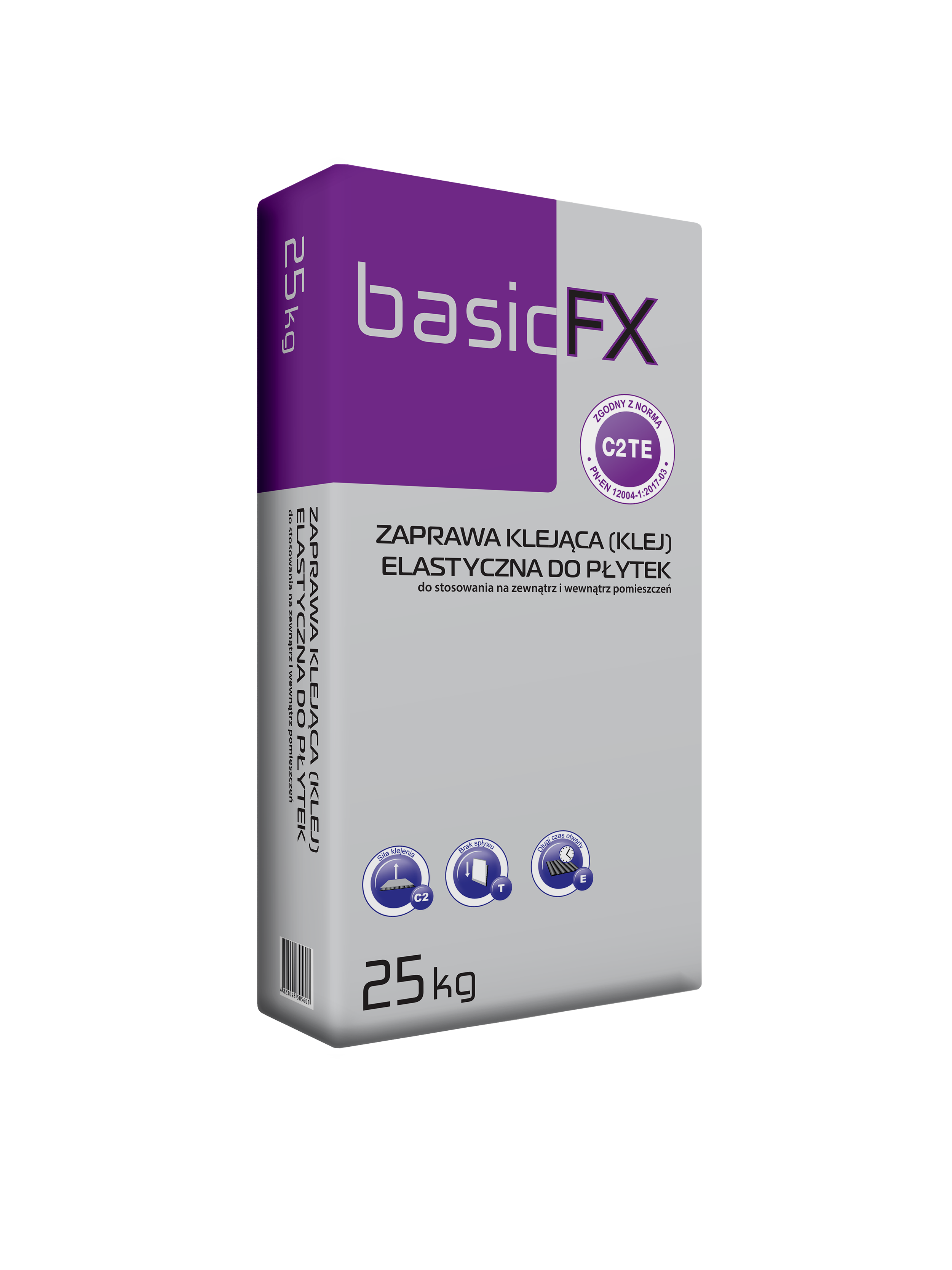 Elastyczny klej do płytek ściennych C2TE 25 kg BASIC FX