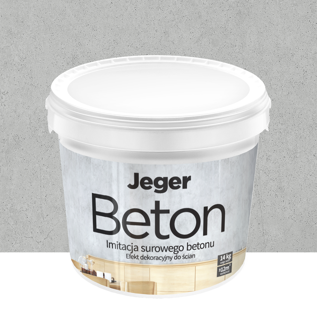 Efekt dekoracyjny BETON 14 kg Verona JEGER