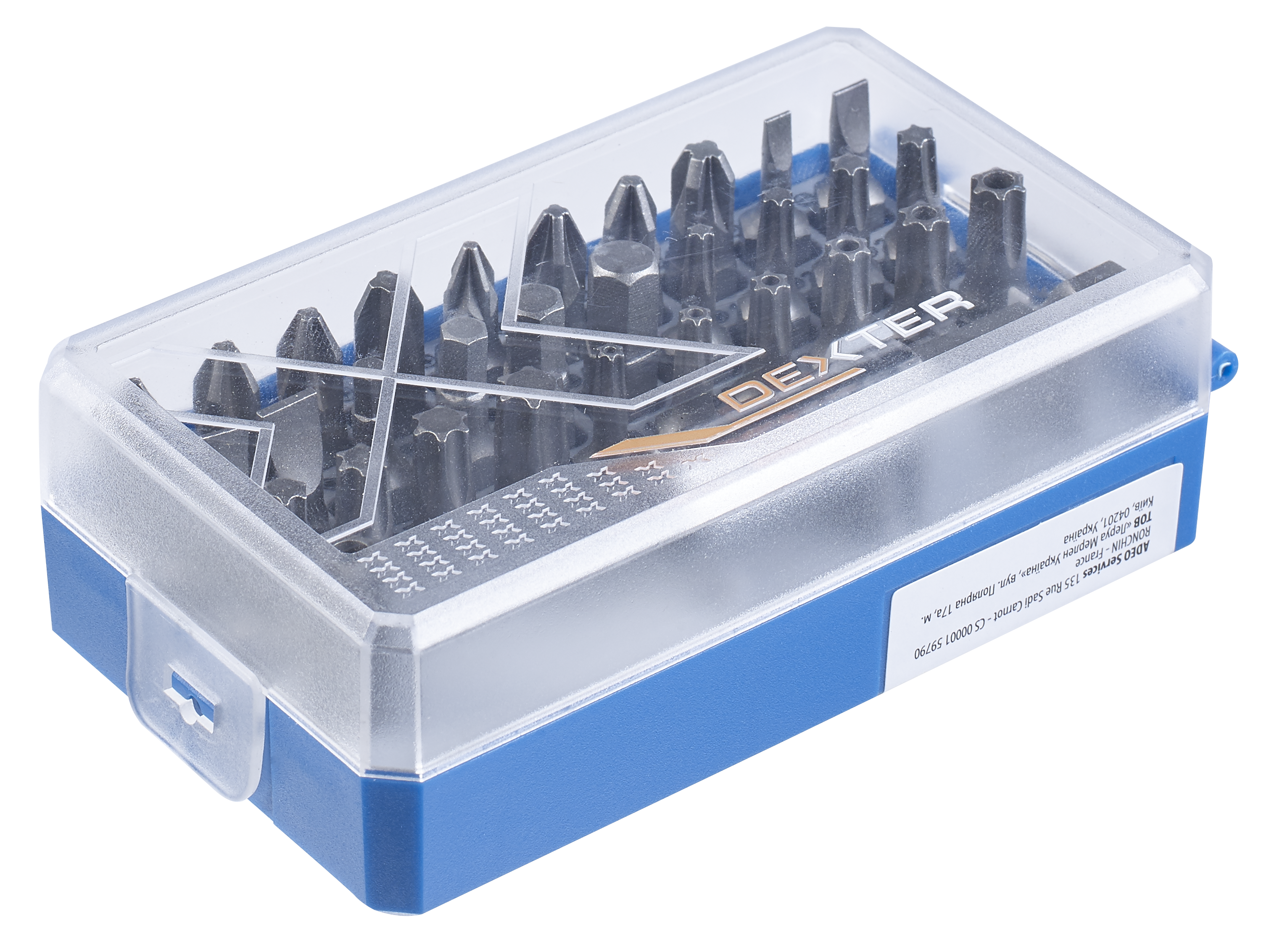 Juego de punta de atornillar de acero DEXTER para hasta 25 mm - 4