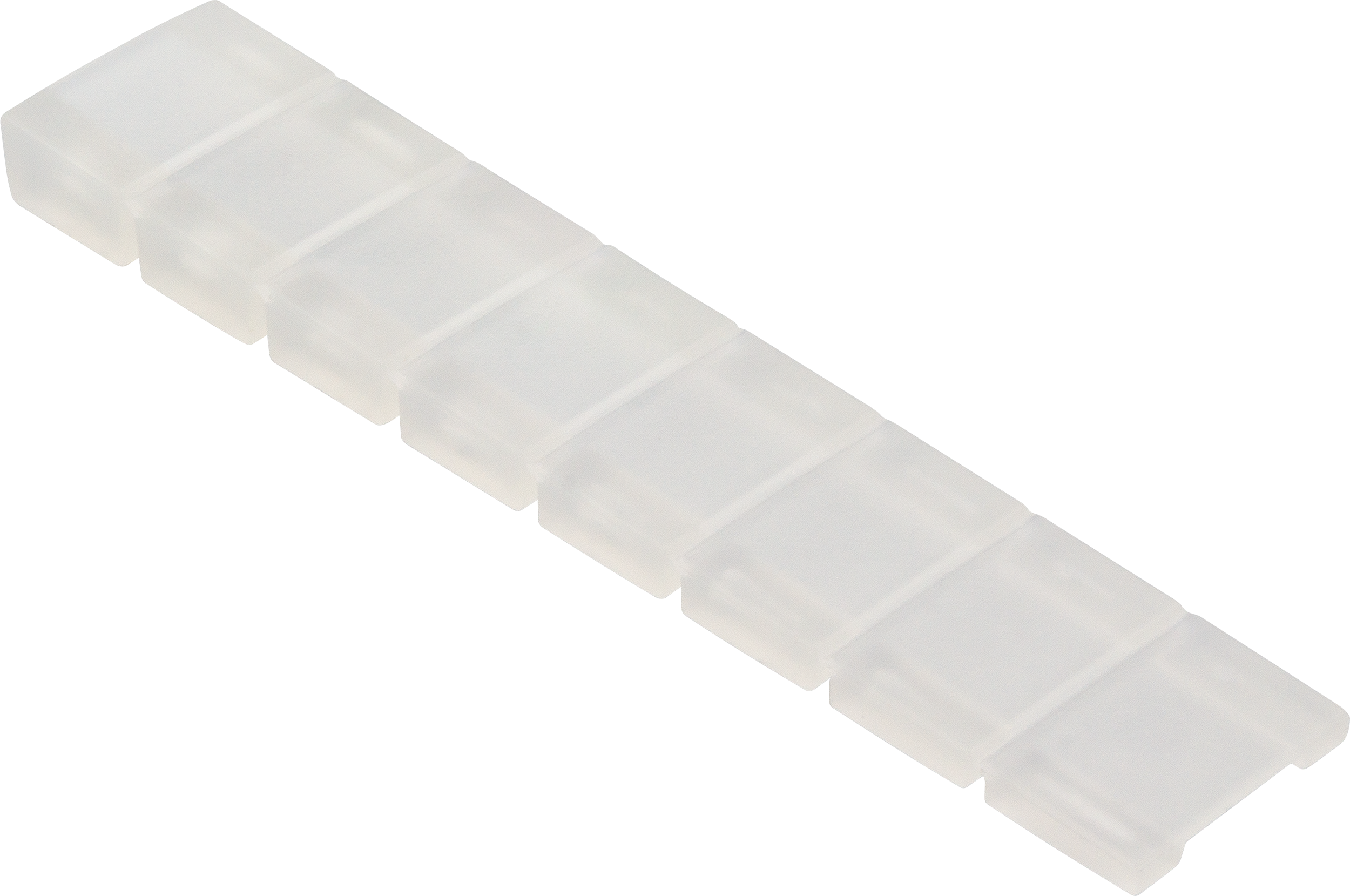 Klin meblowy uniwersalny transparentny 8 x 20 x 100 mm