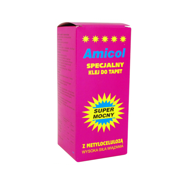 Klej do tapet z metylocelulozą 180 g Amicol