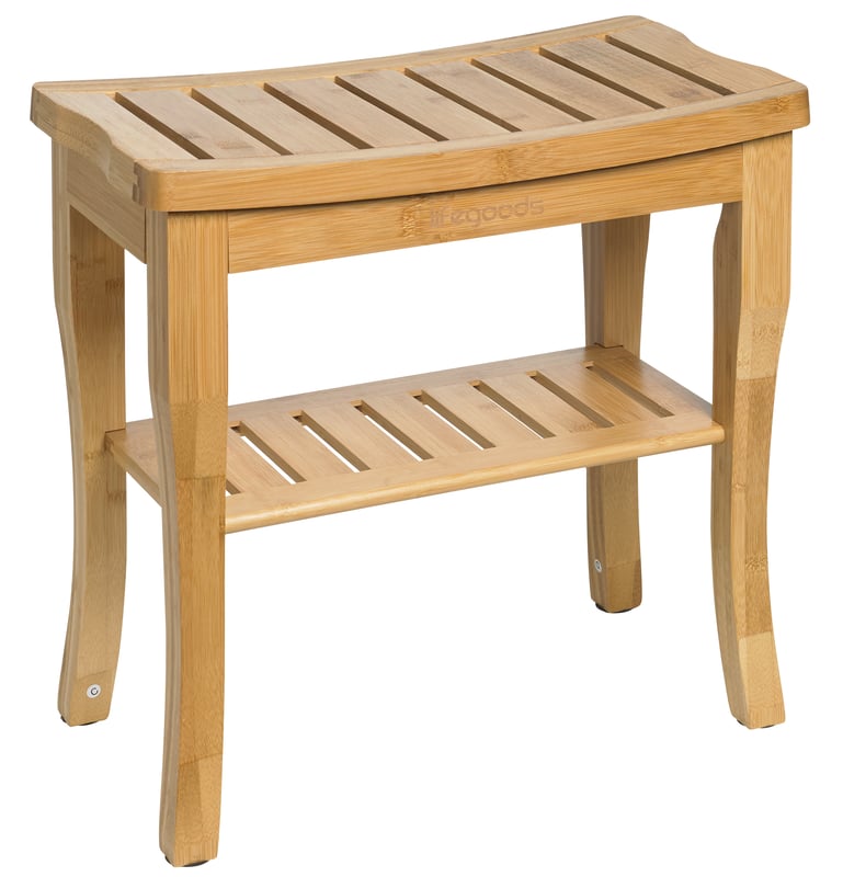 Taboret łazienkowy Bambus Evg Trade